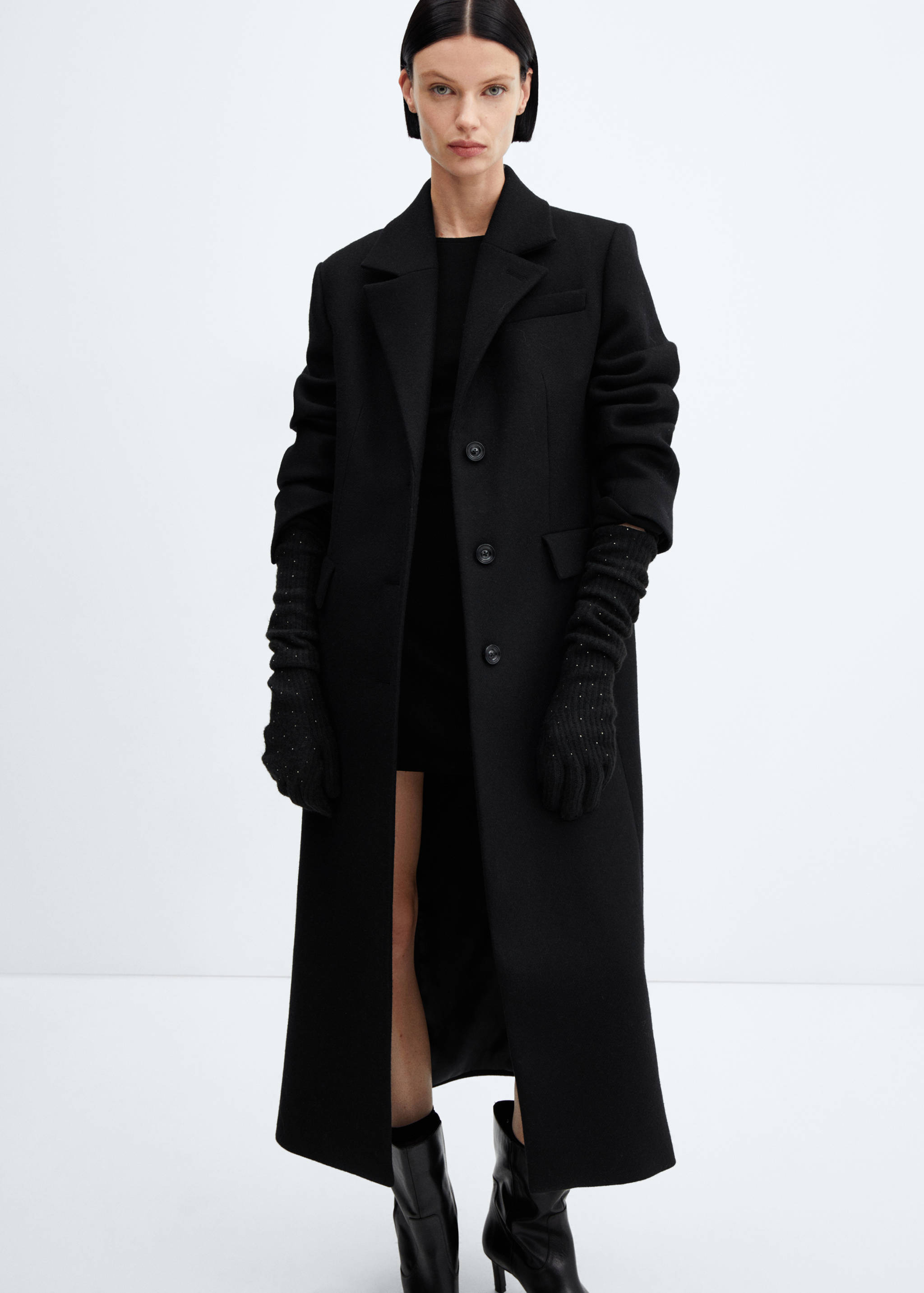 Guantes largos detalle brillantes - Plano general