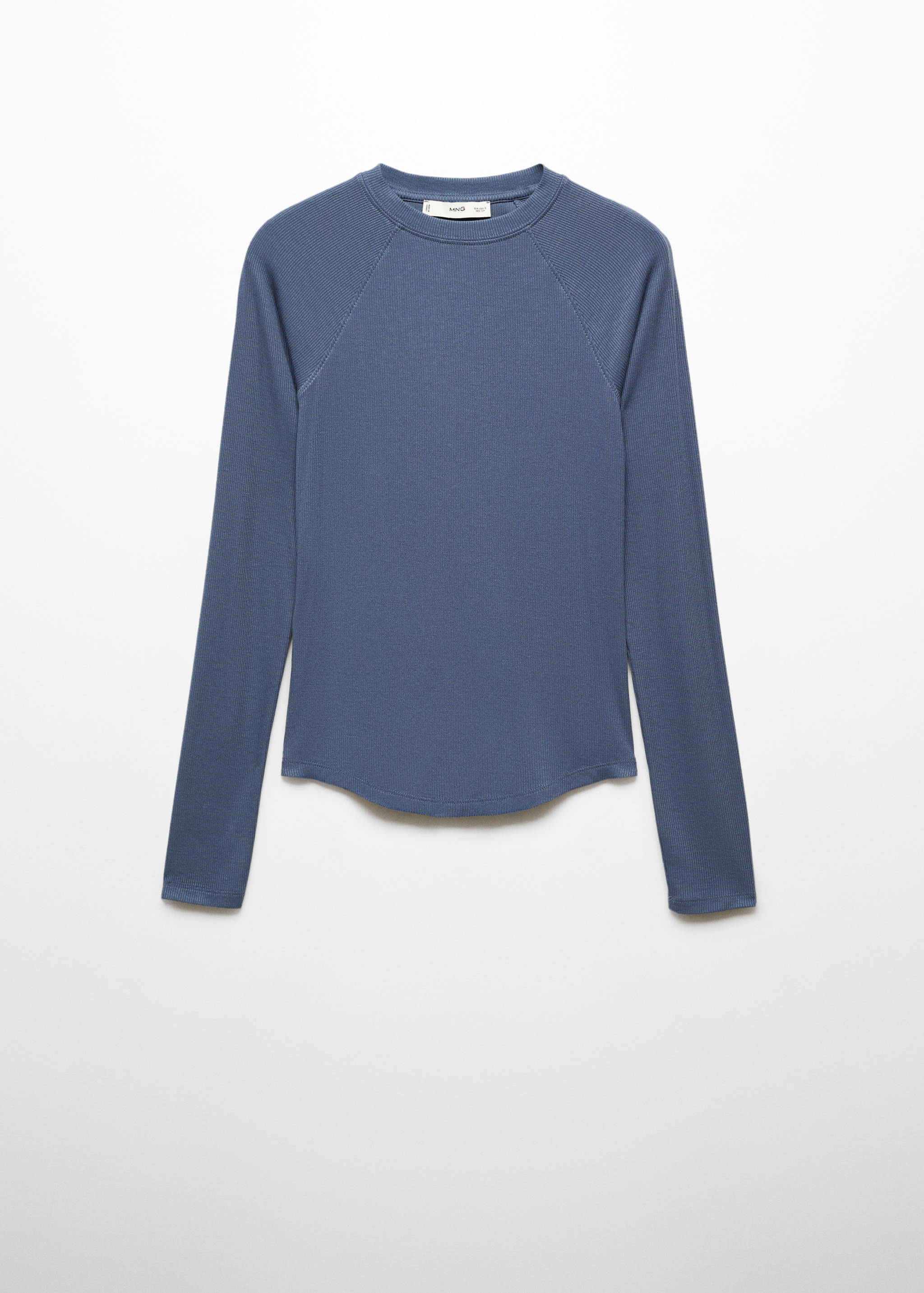 Camiseta manga larga canalé - Artículo sin modelo