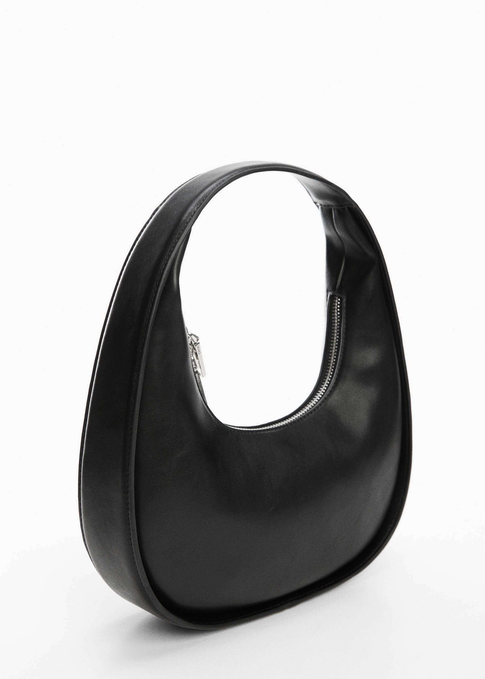 Faux-leather shoulder bag - Medium plane