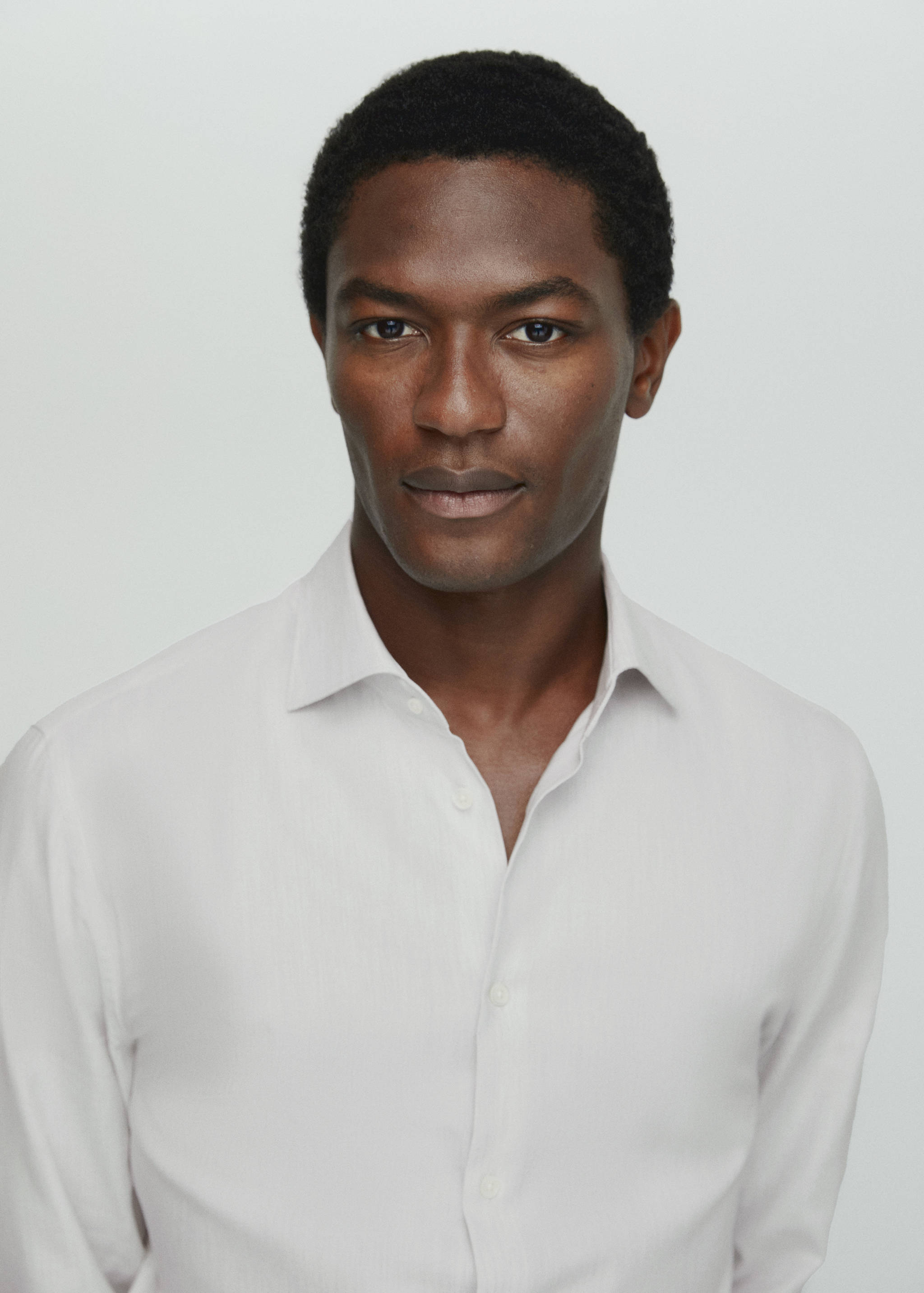 Рубашка 100% хлопок со структурой - Деталь изделия 1