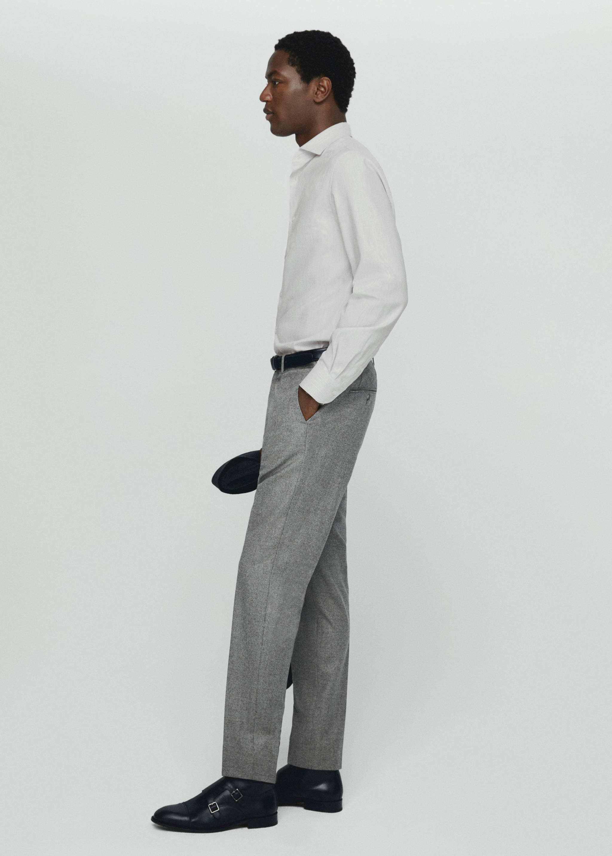 Рубашка 100% хлопок со структурой - Деталь изделия 2