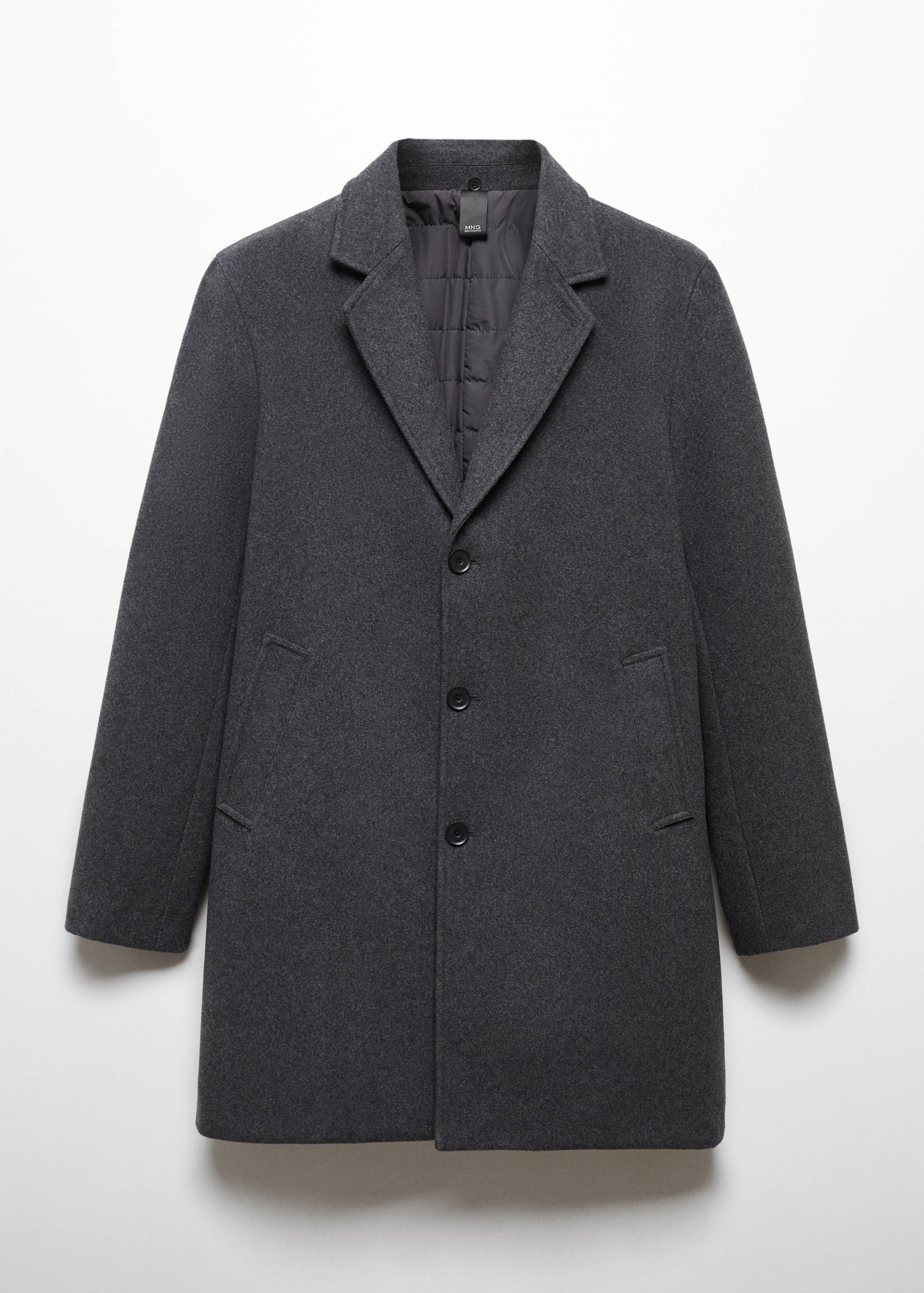 Detachable hood wool coat - Details of the article 8