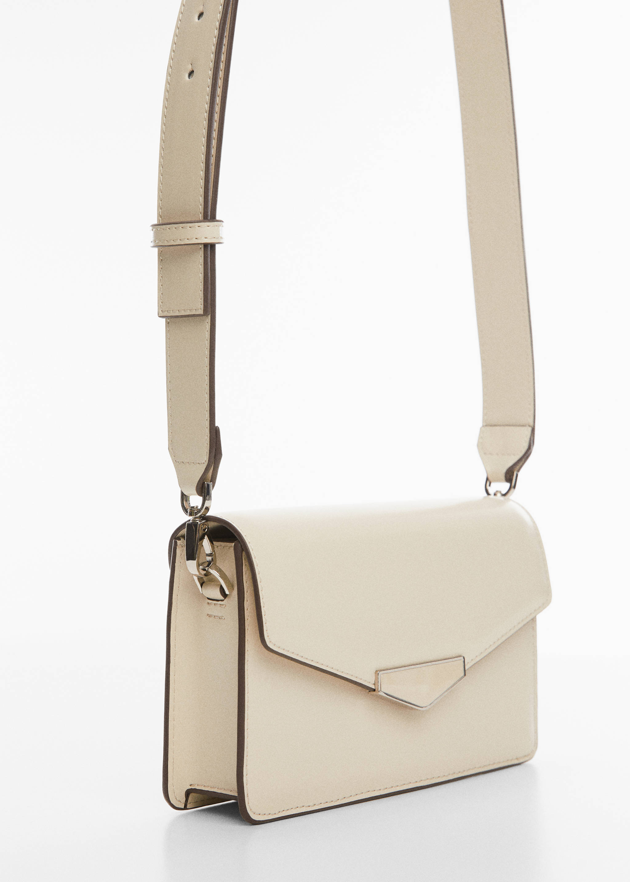 Crossbody bag with flap - Medium plane