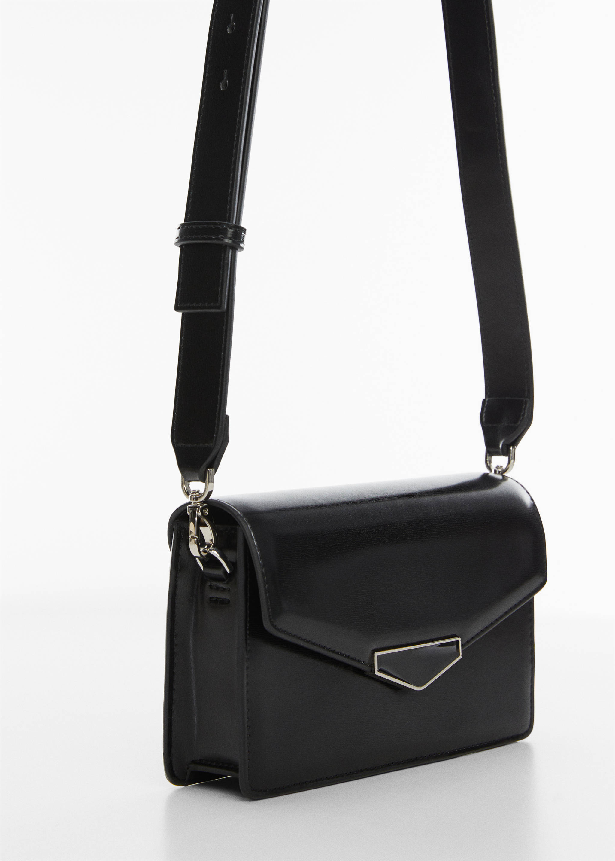 Crossbody bag with flap - Medium plane