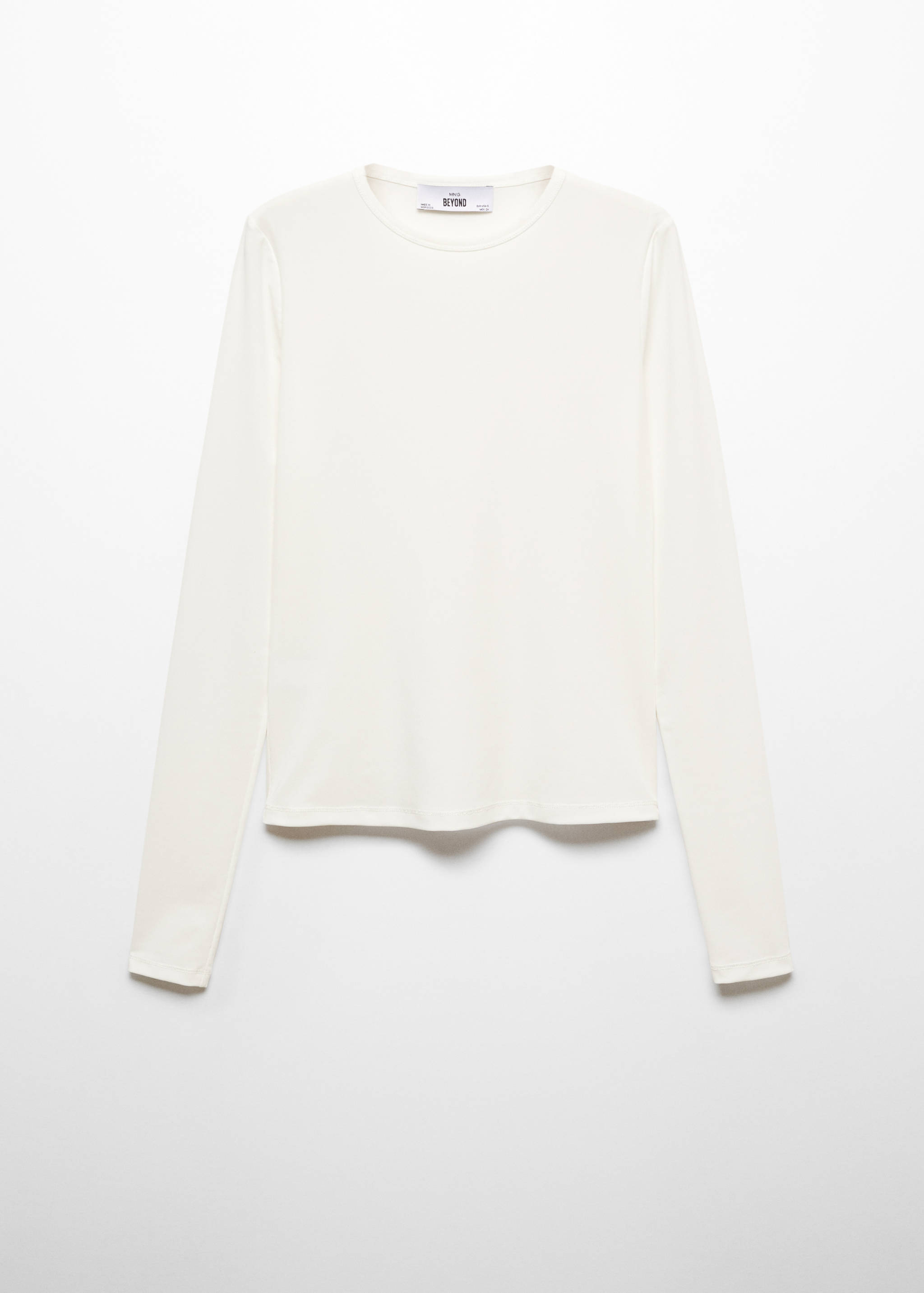 T-shirt manches longues col rond - Article sans modèle