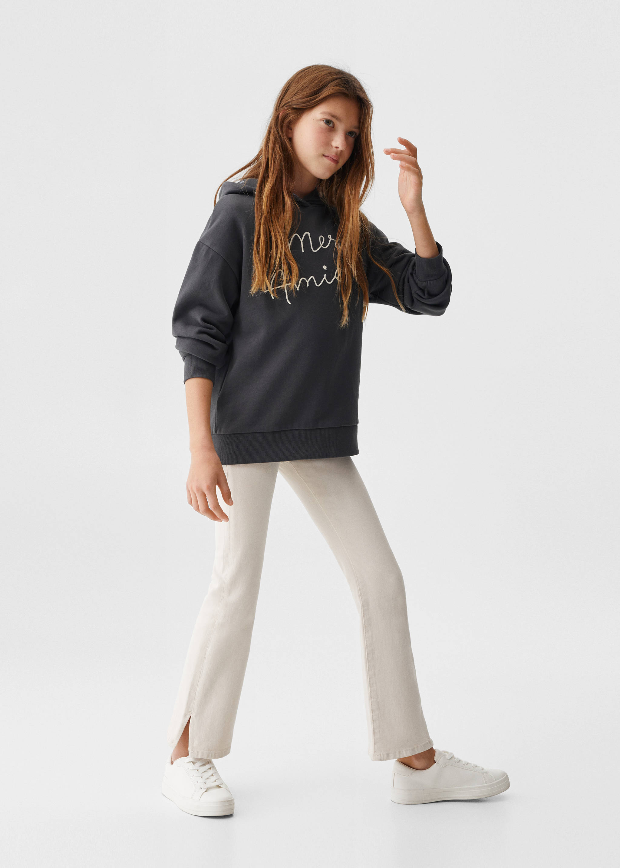 Embroidered message sweatshirt - General plane