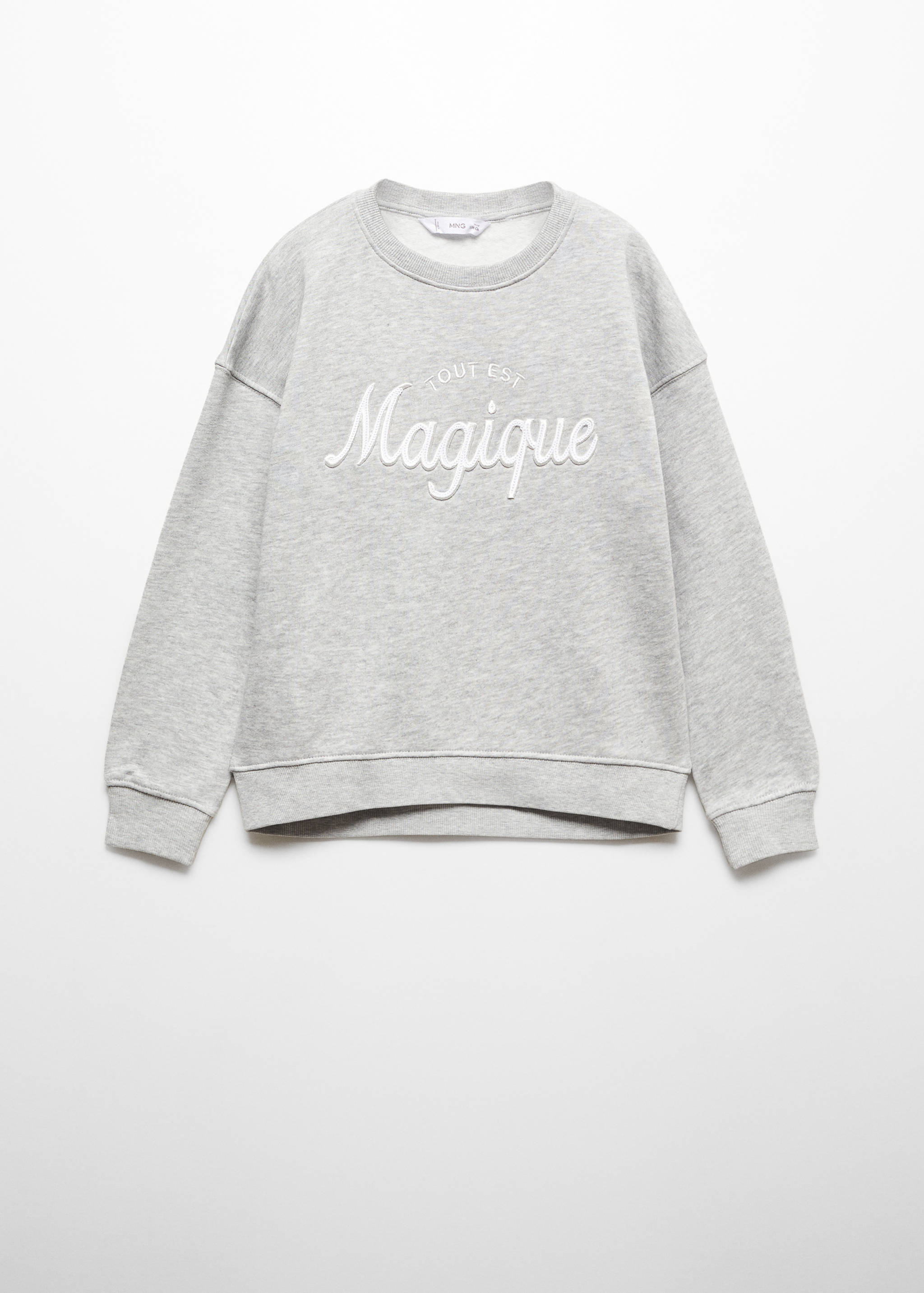 Sweat-shirt message brodé - Article sans modèle