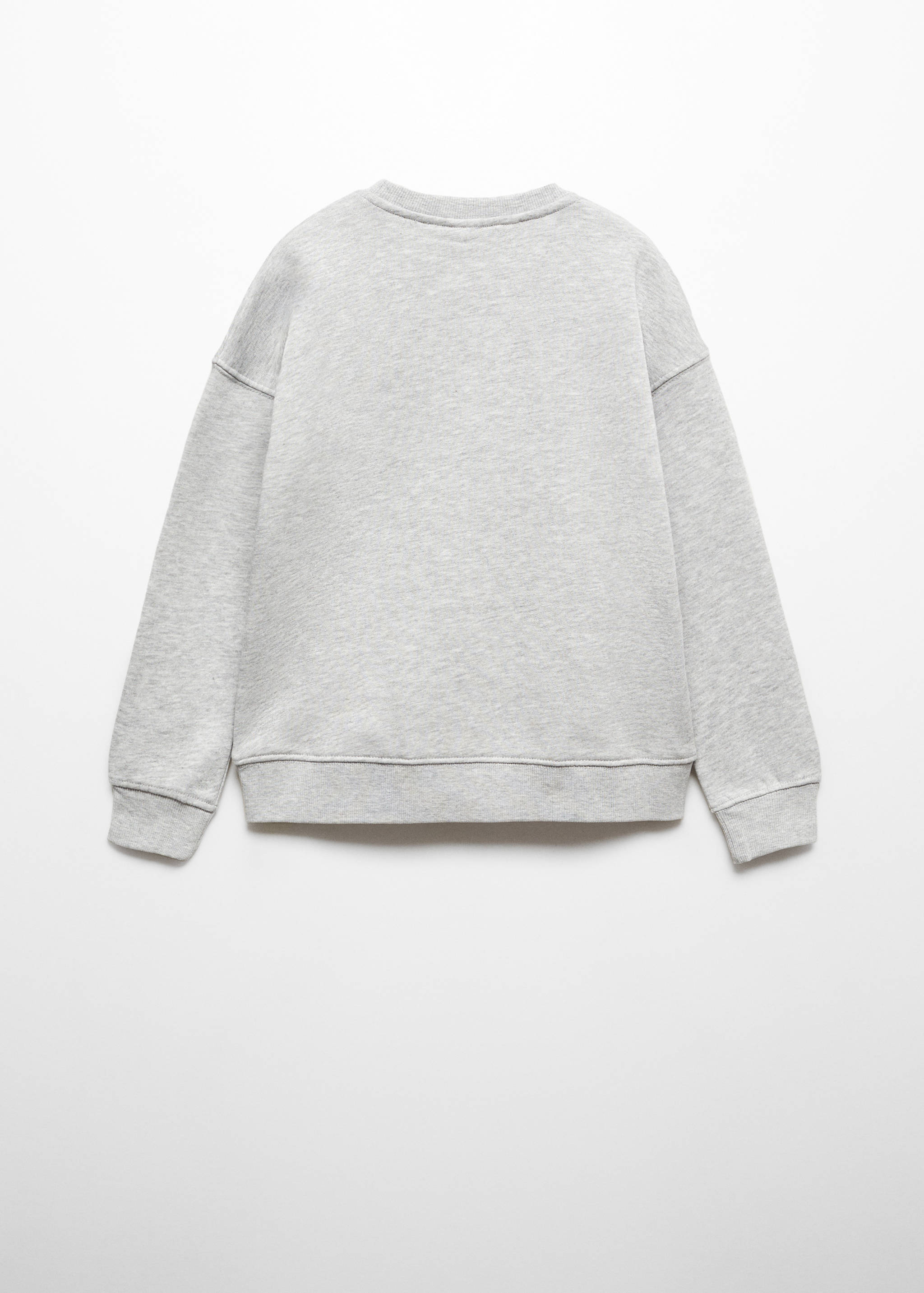 Sweat-shirt message brodé - Verso de l’article