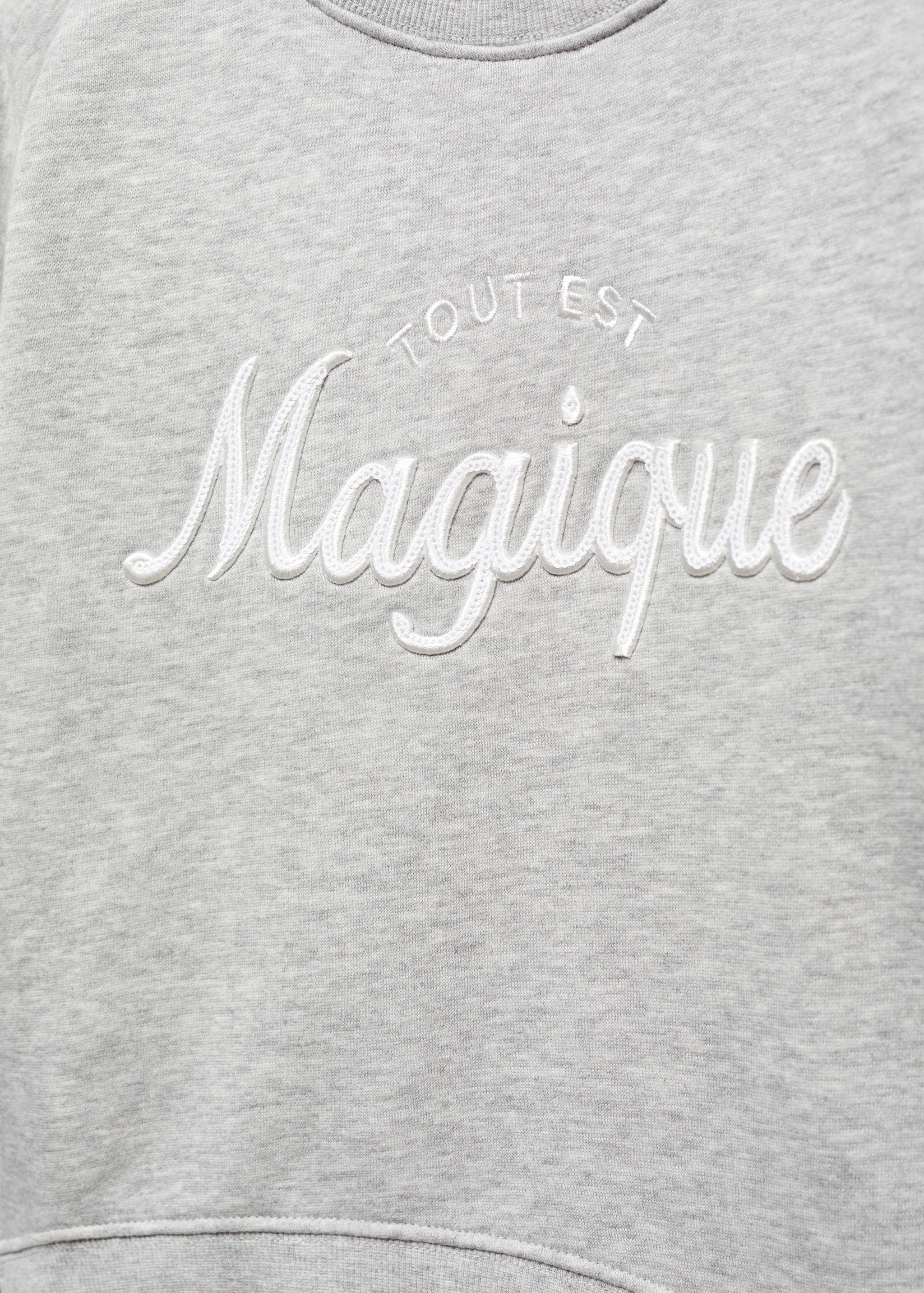 Sweat-shirt message brodé - Détail de l'article 8