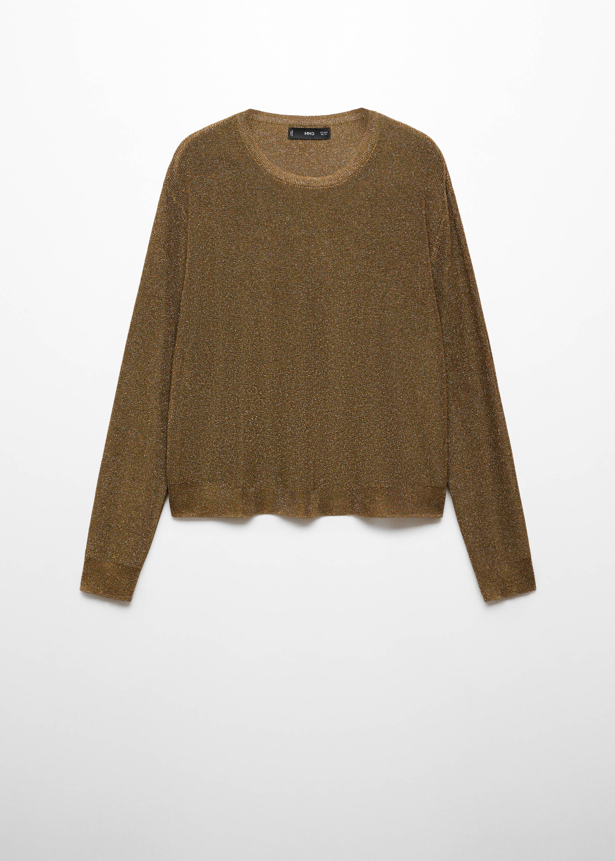 Crewneck lurex sweater - Article without model