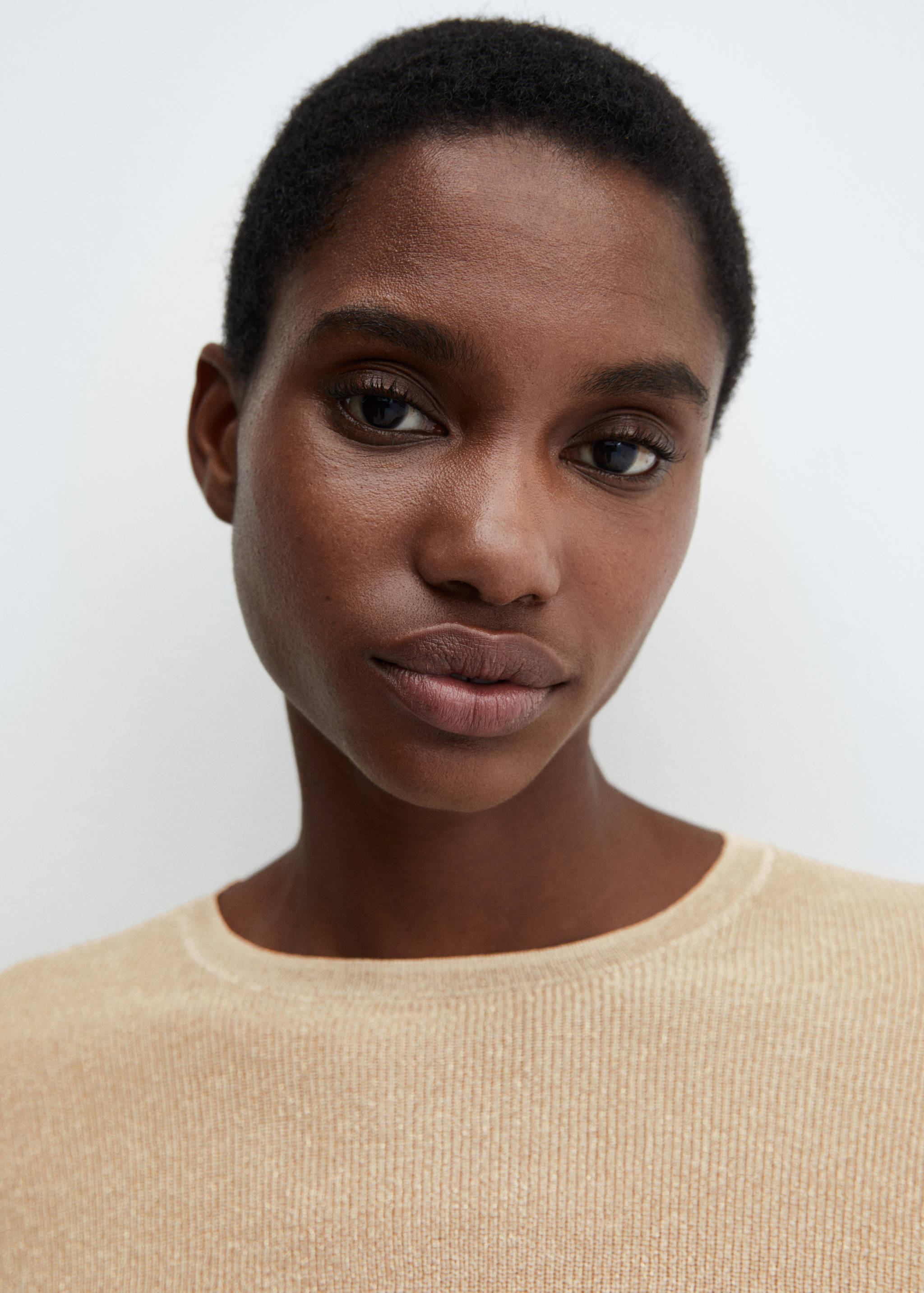 Crewneck lurex sweater - Details of the article 1