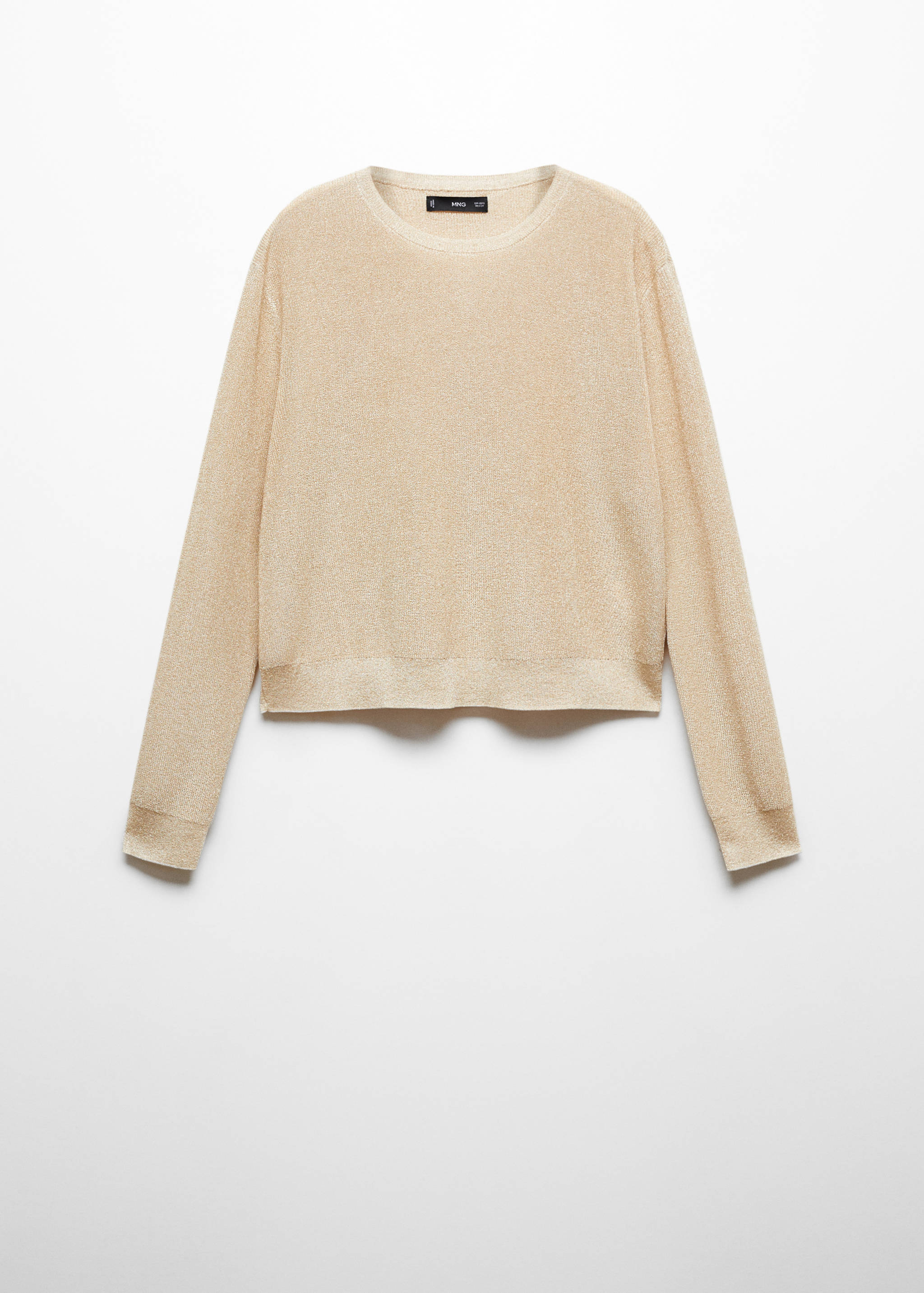 Crewneck lurex sweater - Article without model