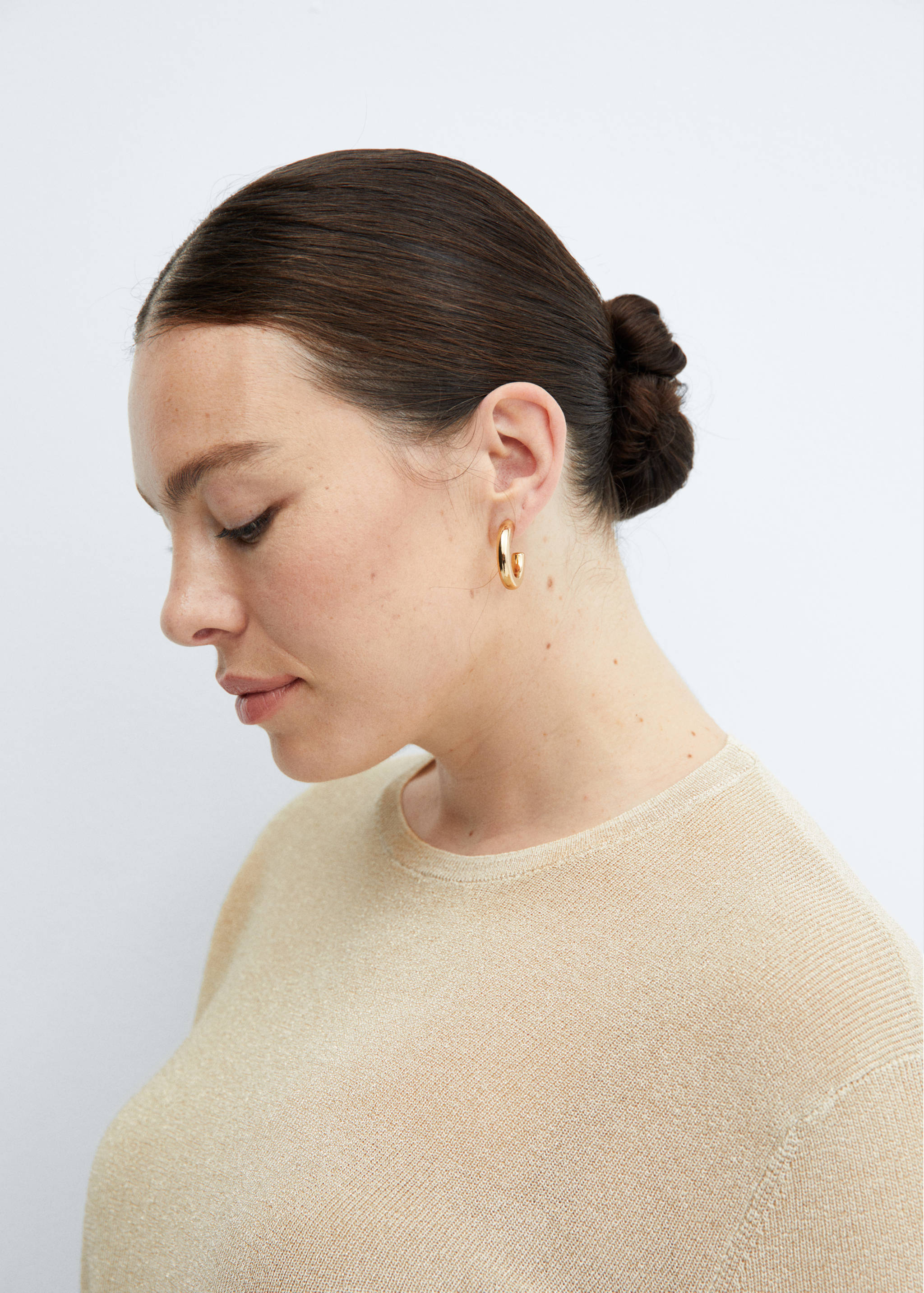 Crewneck lurex sweater - Details of the article 4