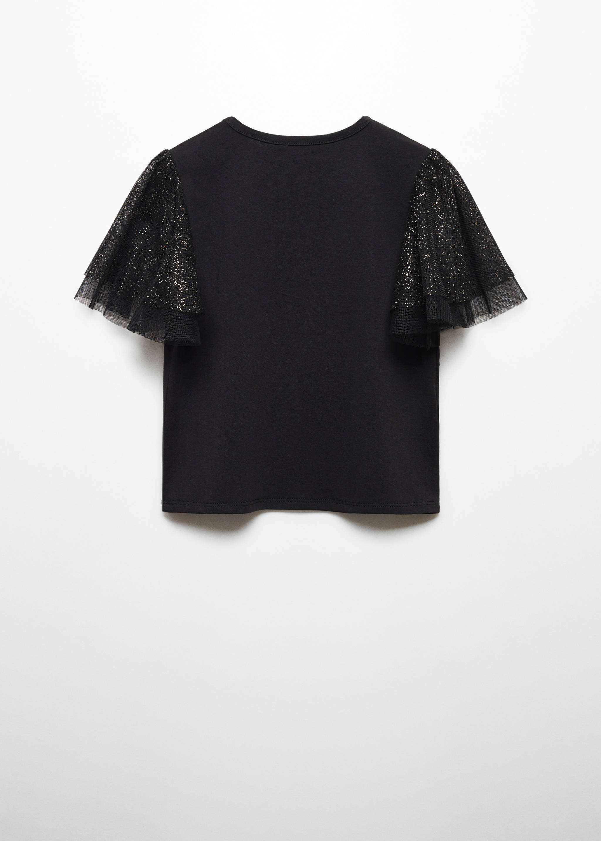 Tulle short-sleeved t-shirt - Reverse of the article