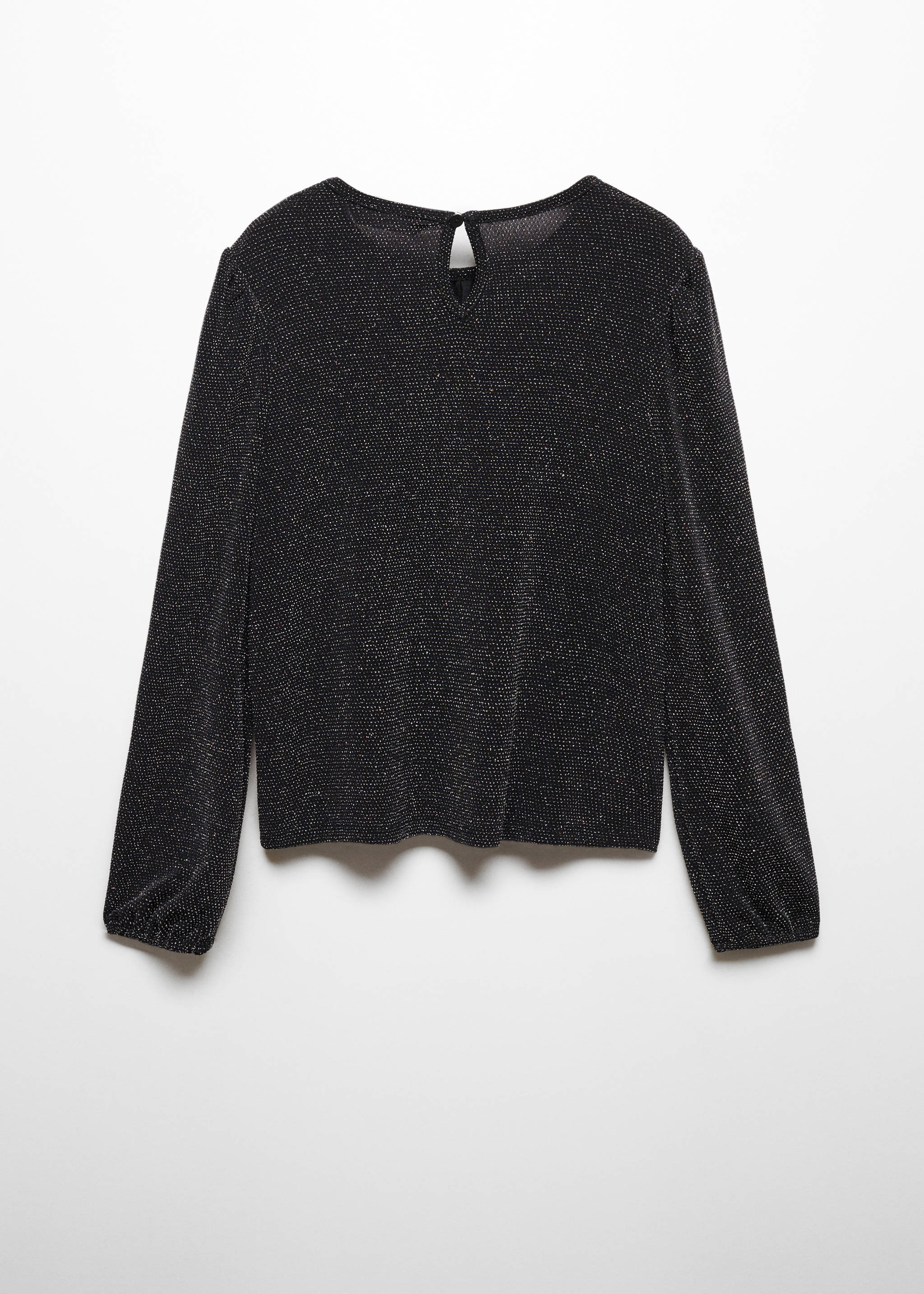 Shiny long-sleeved t-shirt - Reverse of the article