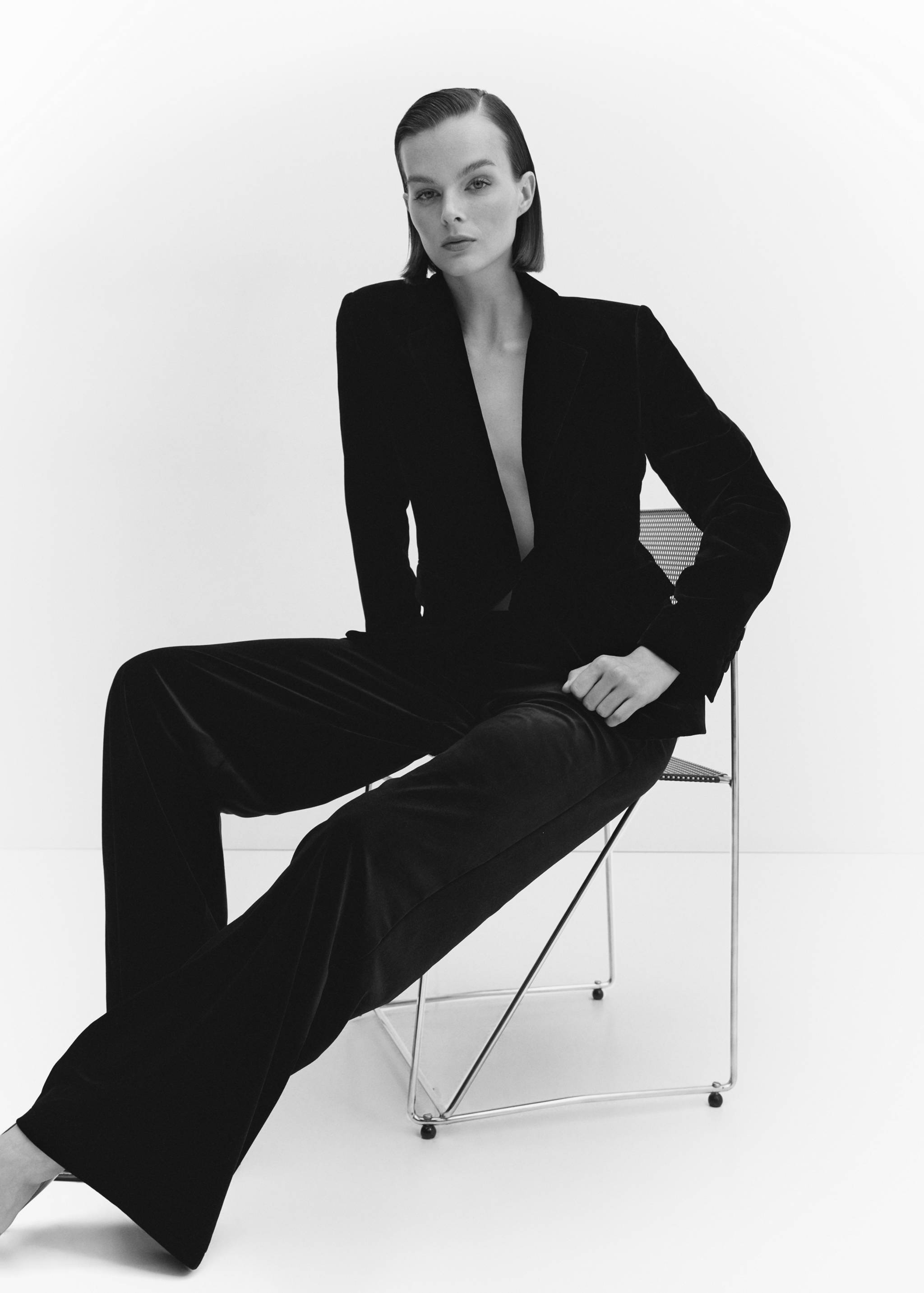 Бархатный костюмный пиджак - Деталь изделия 2