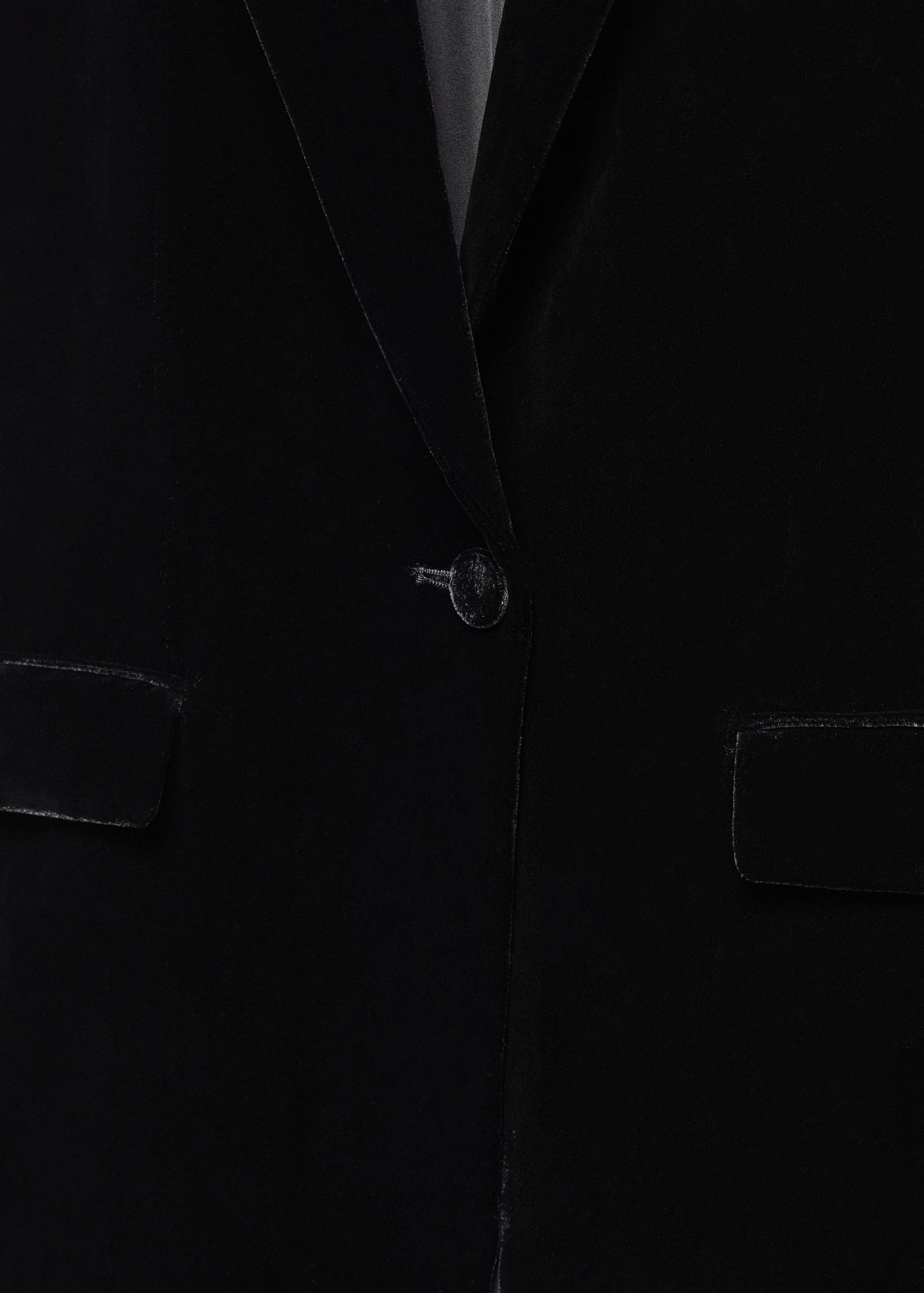 Бархатный костюмный пиджак - Деталь изделия 8