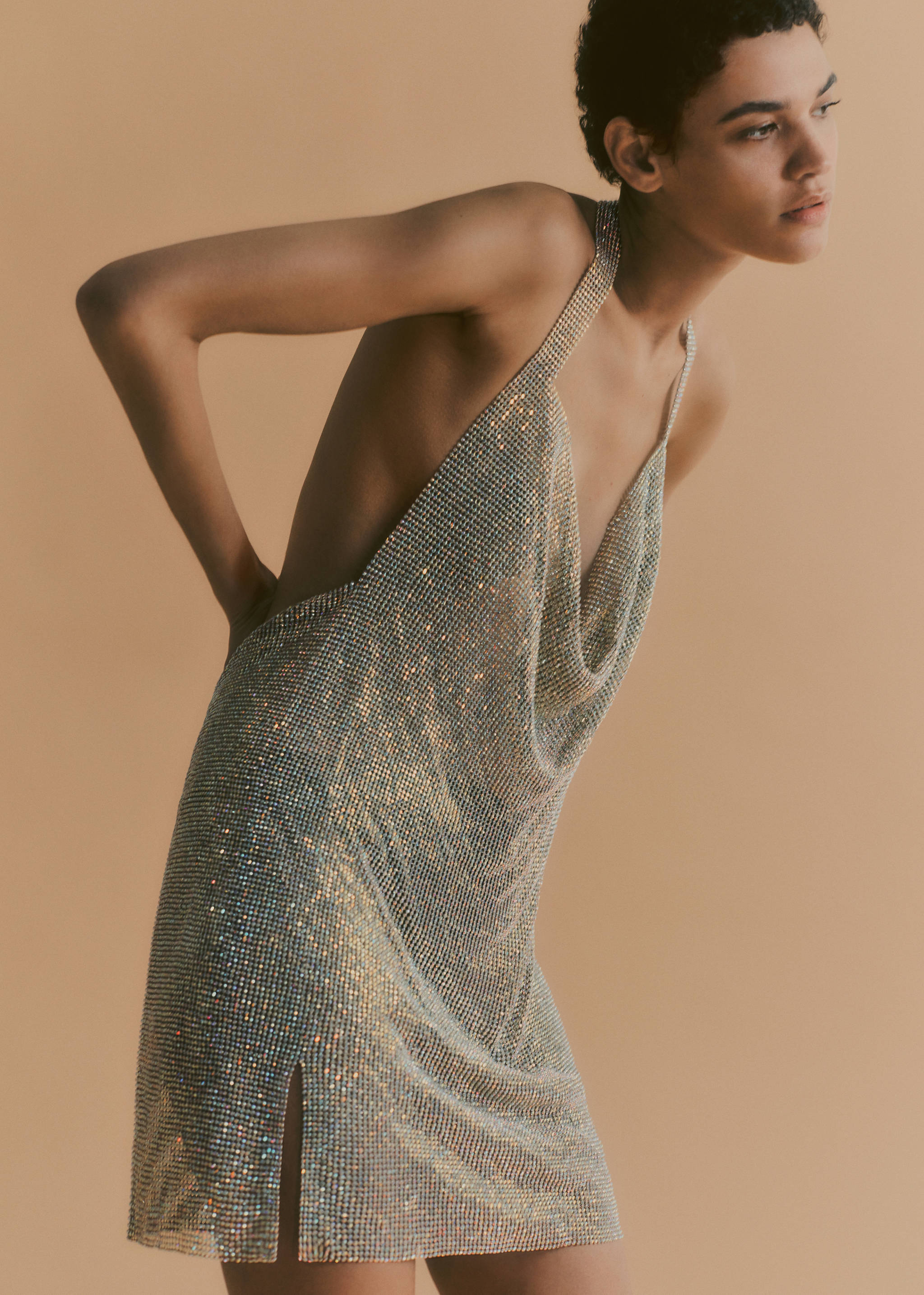 Crystal mesh dress - Details of the article 6