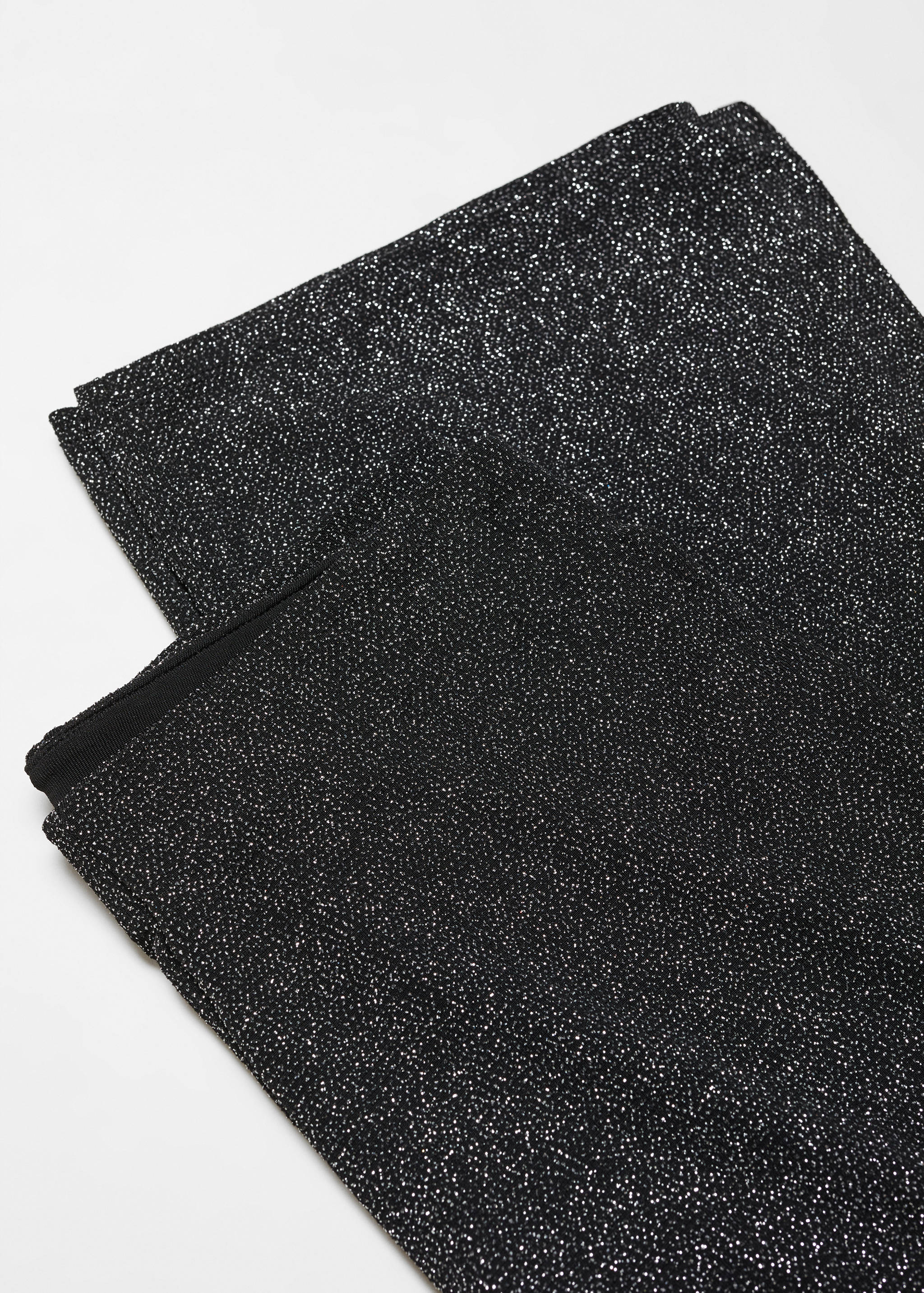 High-waisted glitter trousers - Details of the article 8
