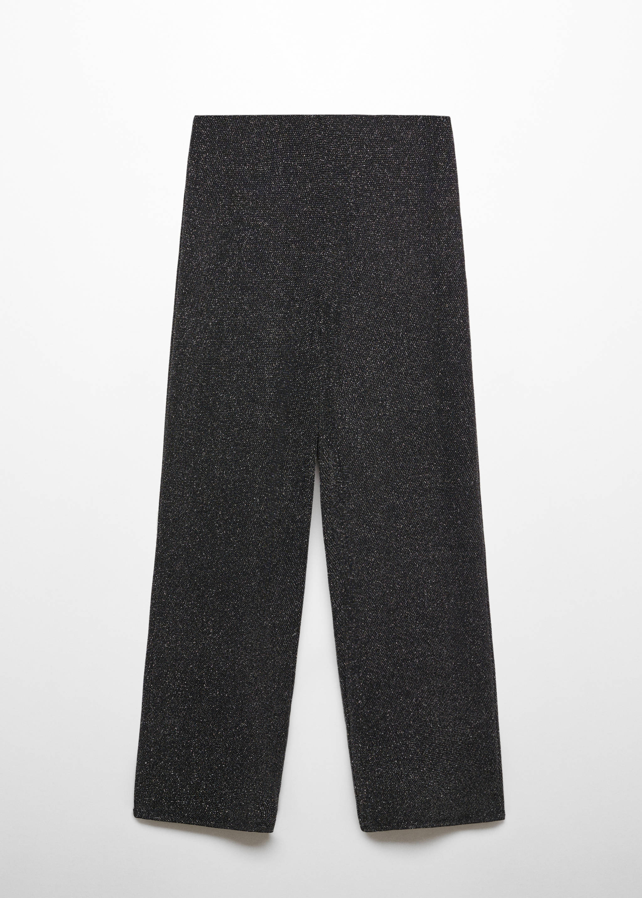 High-waisted glitter trousers - Article without model