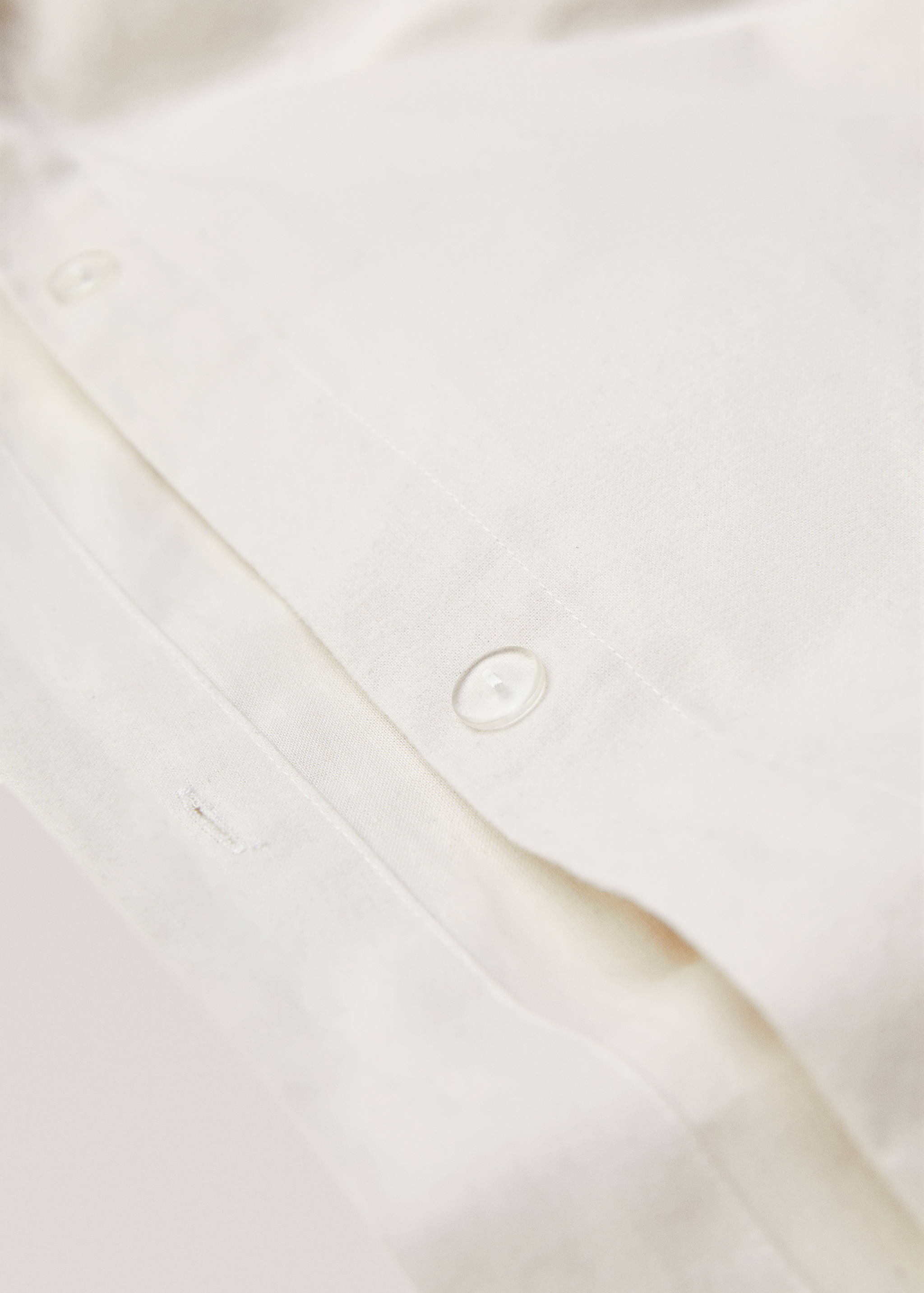 Einfarbiger Bettbezug aus Flanell für 135/140 cm Bett - Detail des Artikels 1