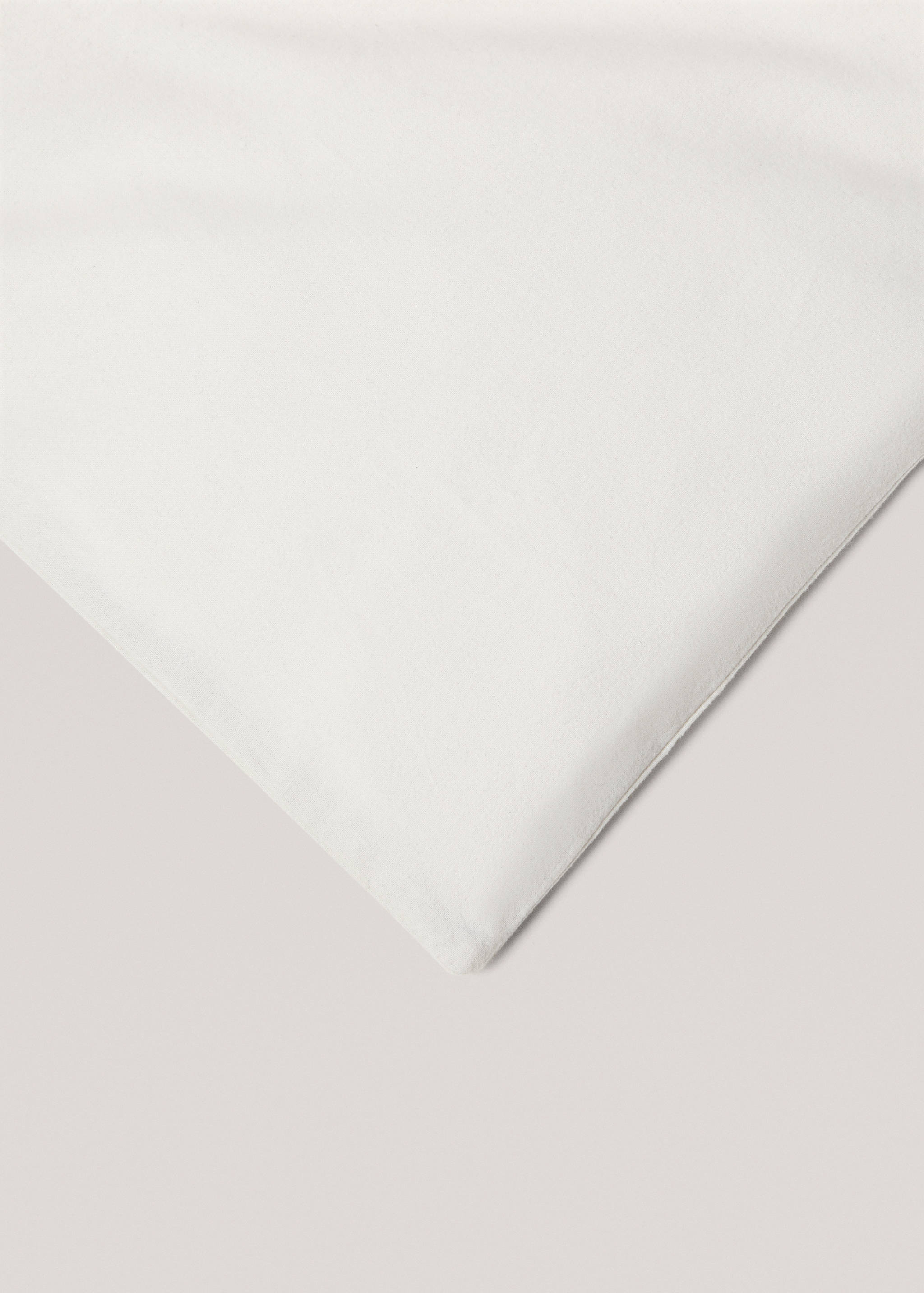 Einfarbiger Bettbezug aus Flanell für 135/140 cm Bett - Detail des Artikels 2
