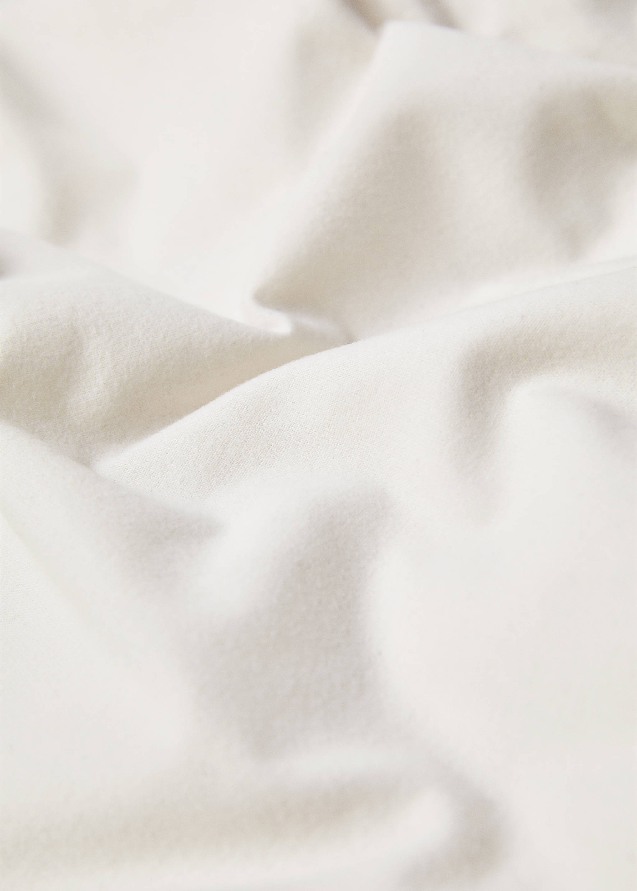 Einfarbiger Bettbezug aus Flanell für 135/140 cm Bett - Detail des Artikels 3