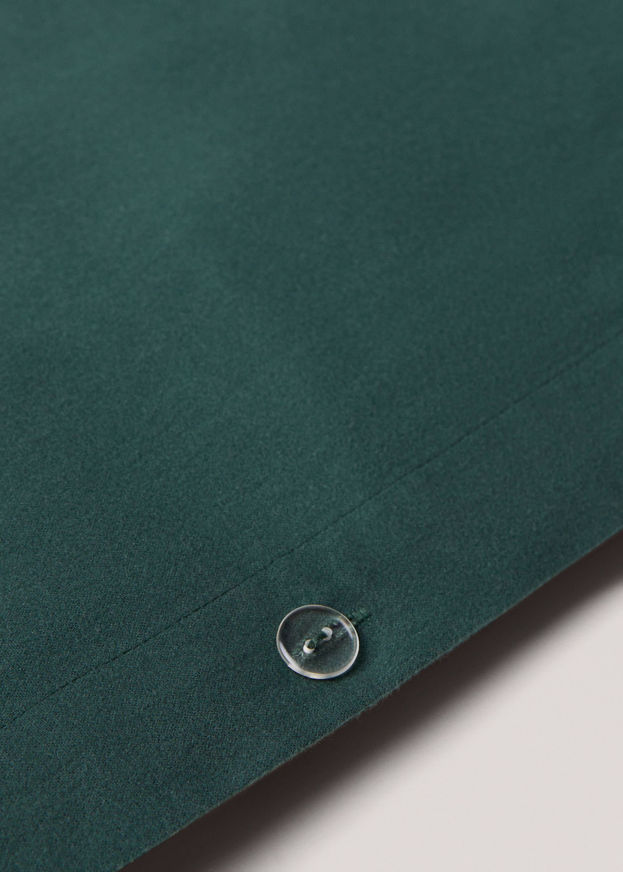 Einfarbiger Bettbezug aus Flanell für 135/140 cm Bett - Detail des Artikels 2