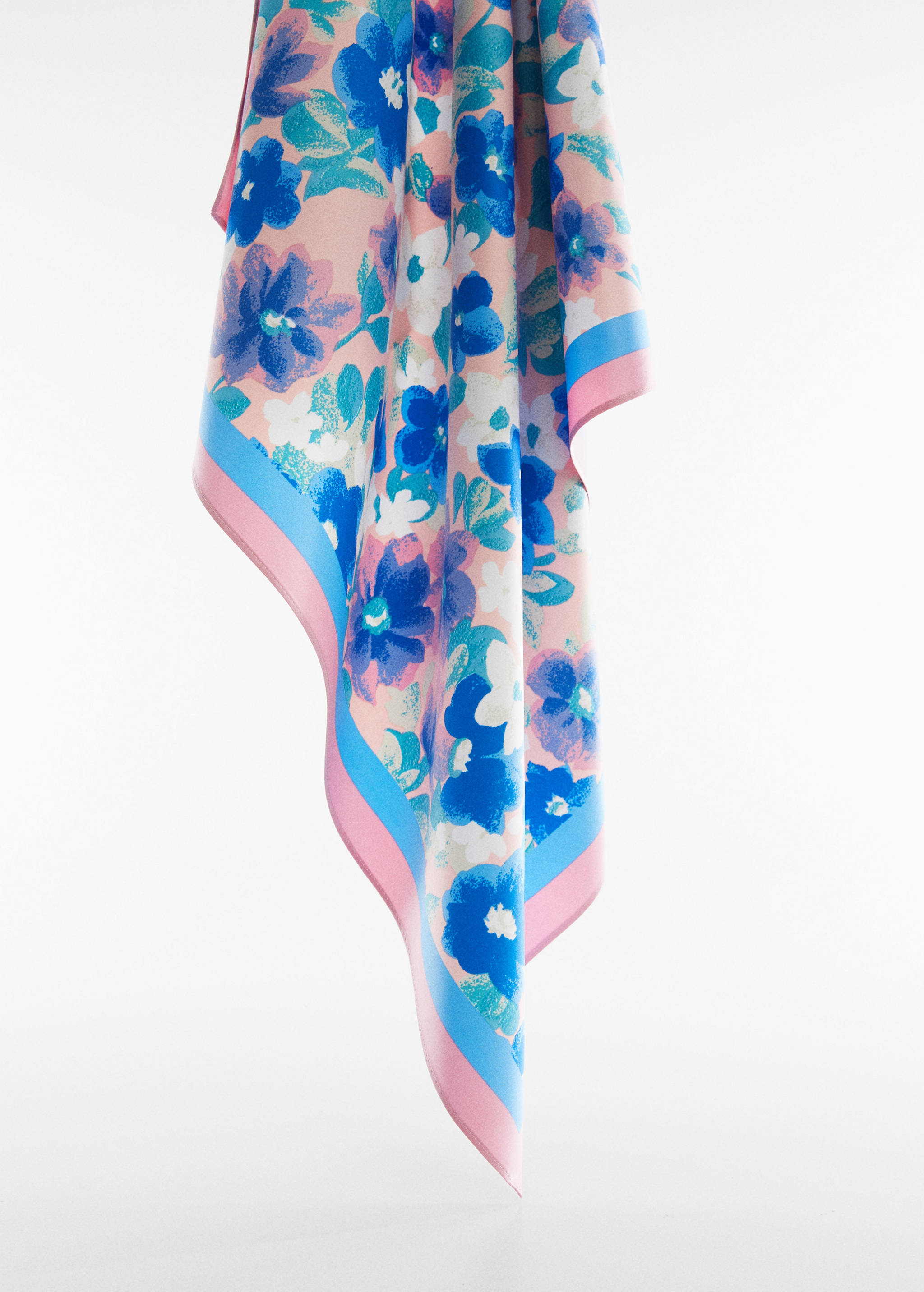 Floral print scarf - Medium plane