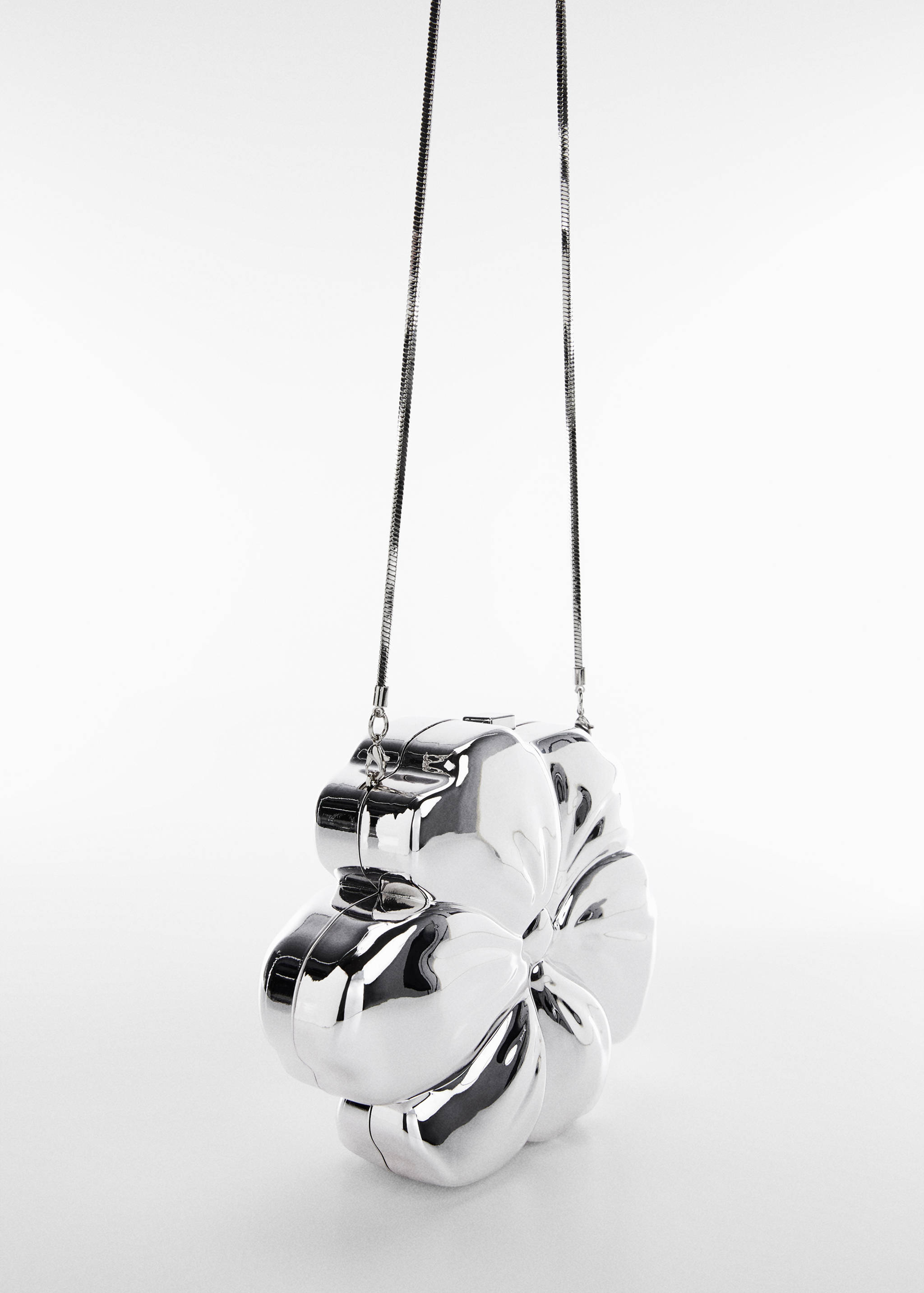 Metallic clutch bag - Medium plane