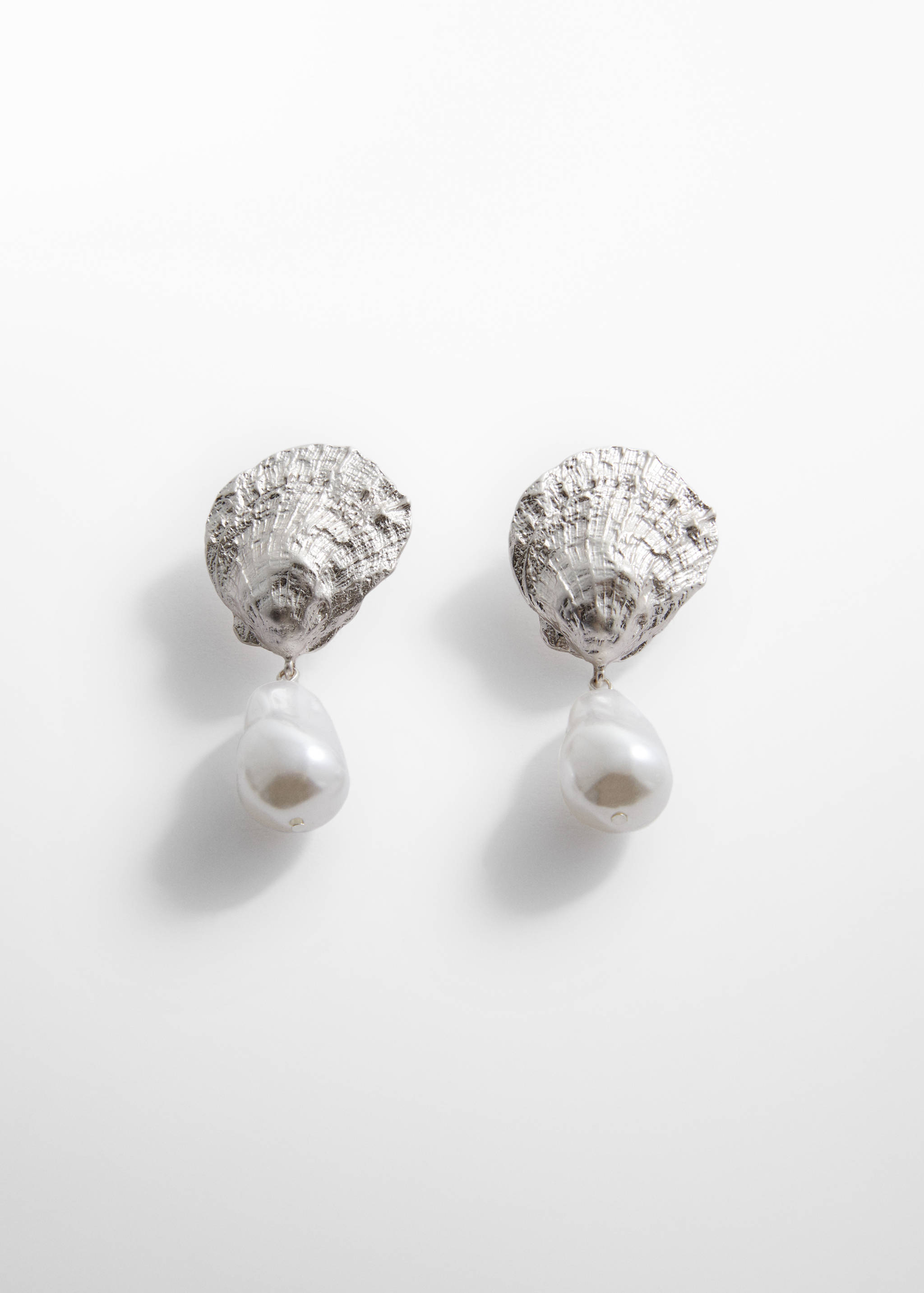 Boucles d'oreilles coquillage perle - Article sans modèle