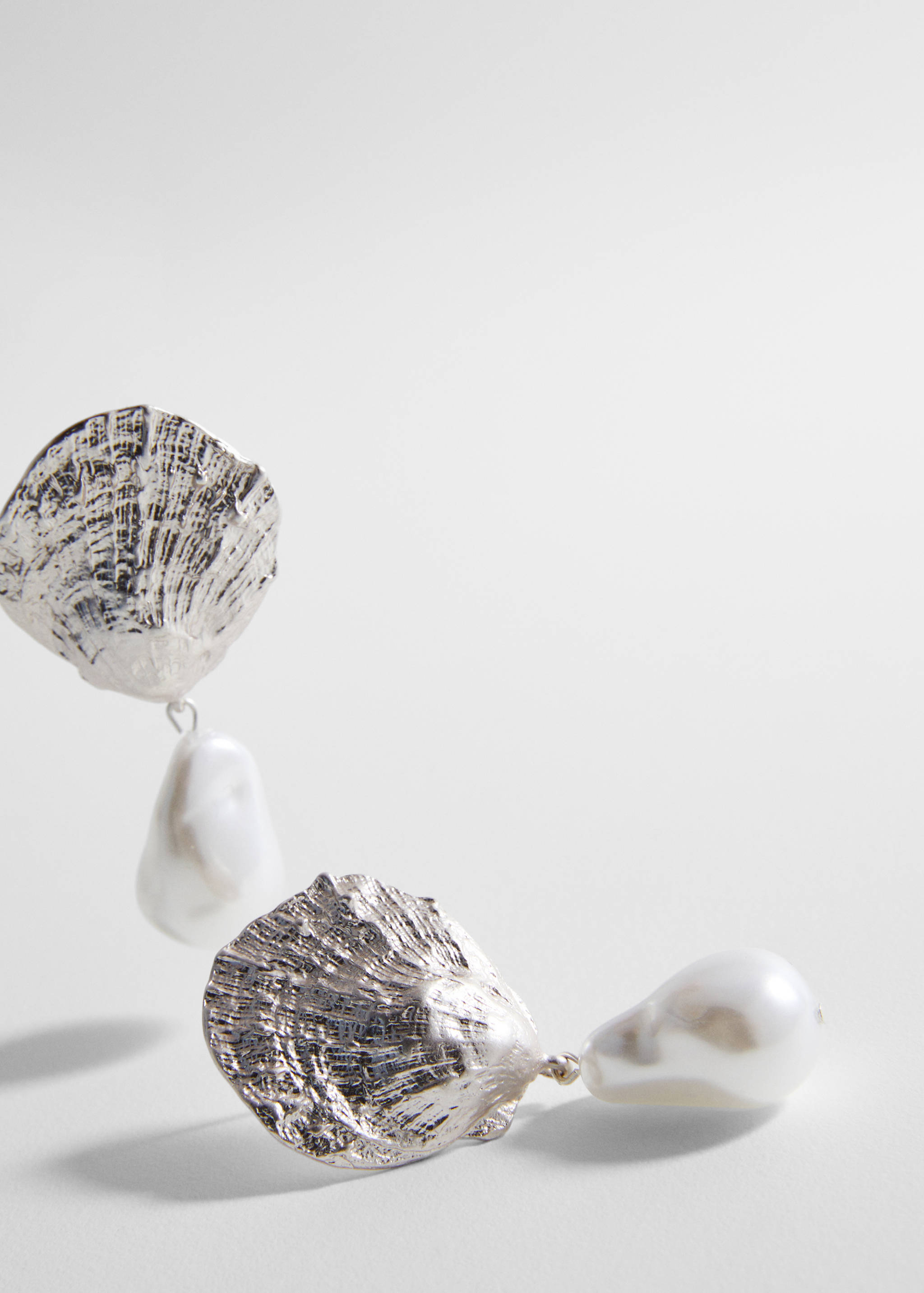 Boucles d'oreilles coquillage perle - Détail de l'article 1