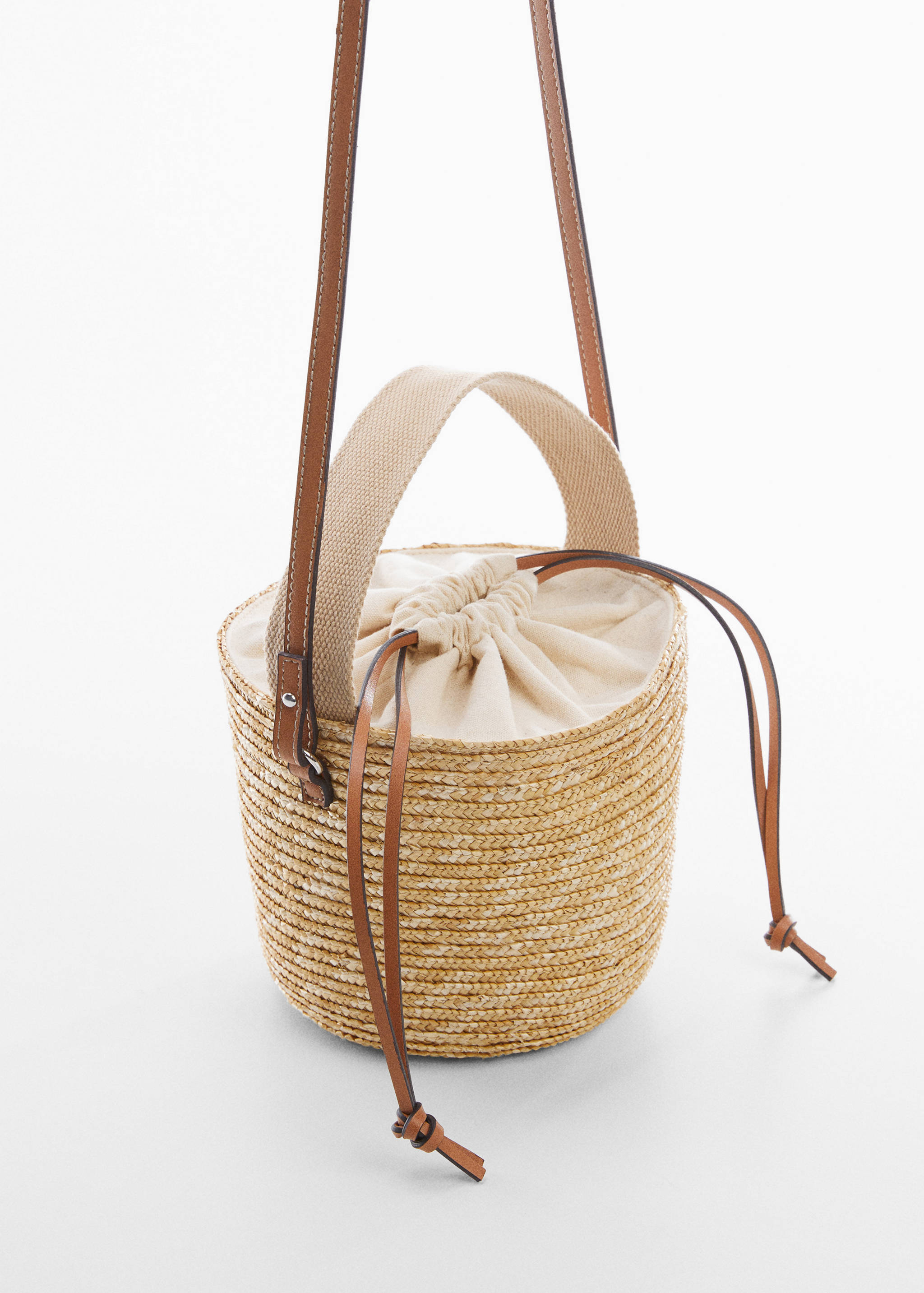 Natural fibre sack bag - Medium plane