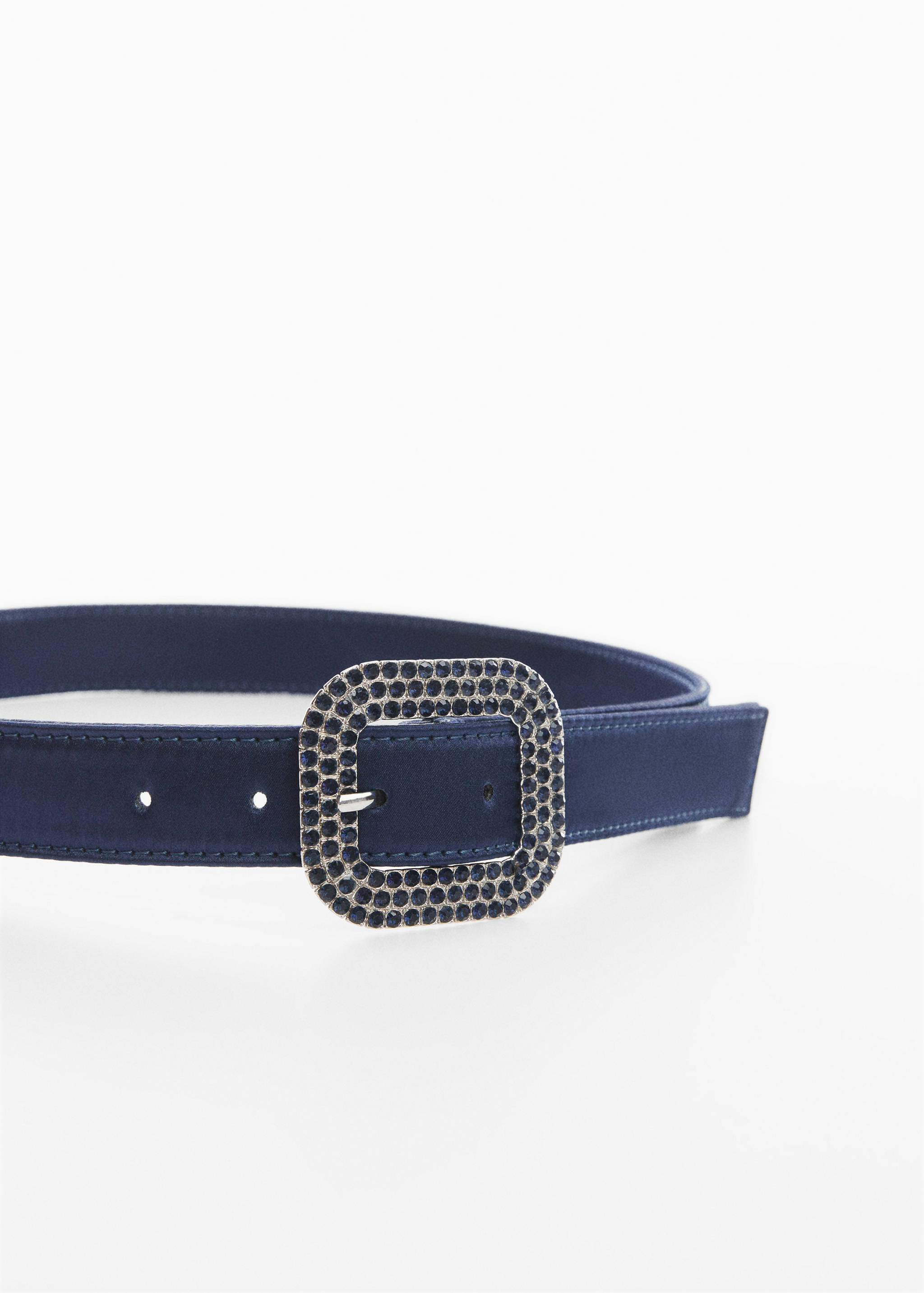 Ceinture à boucle strass - Plan moyen
