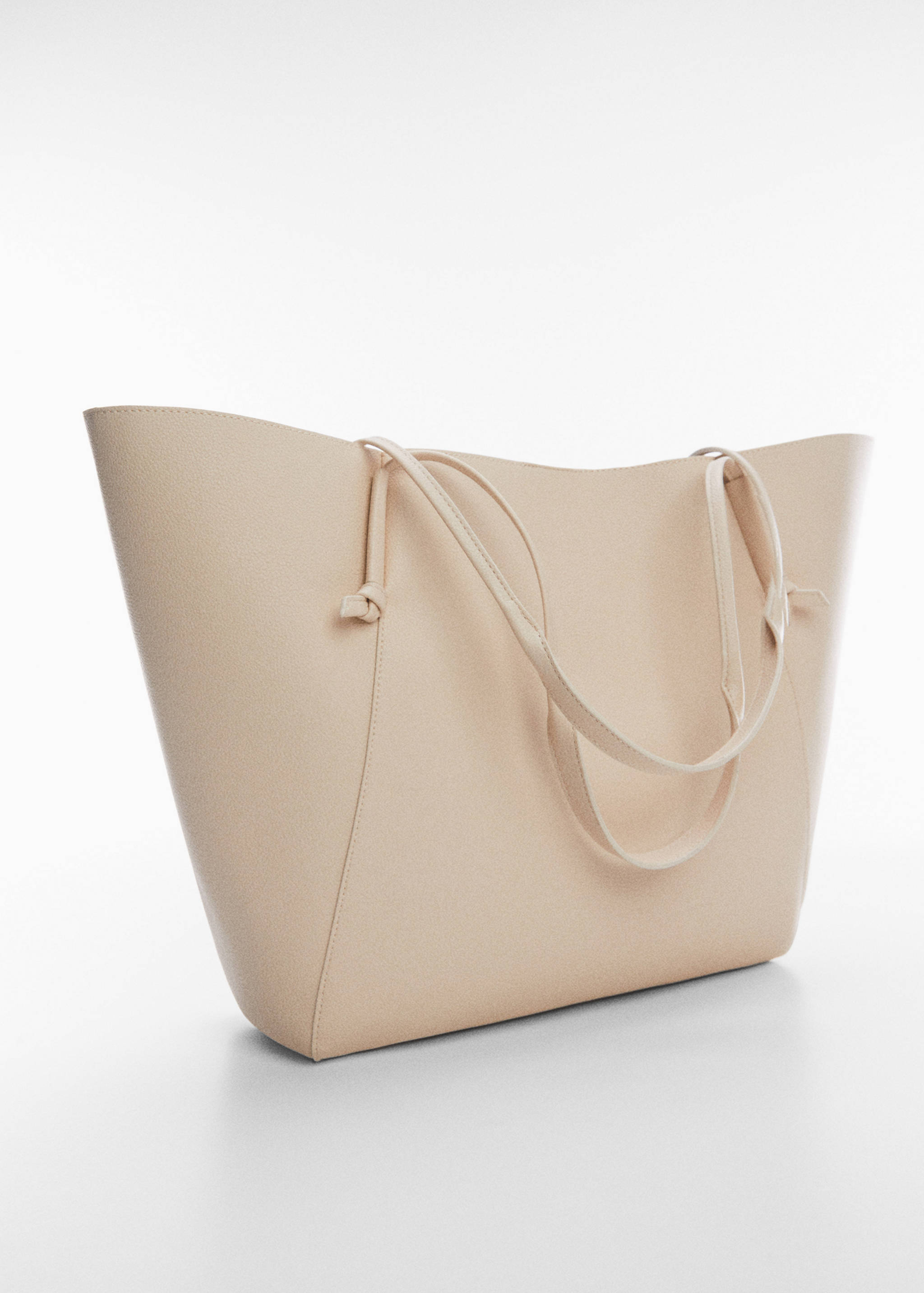 Knot handle shopper bag - Medium plane