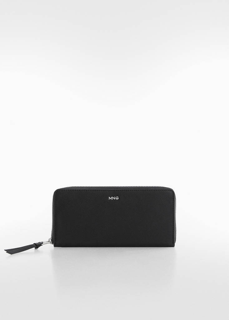 Saffiano-effect wallet - Women | MANGO Gibraltar