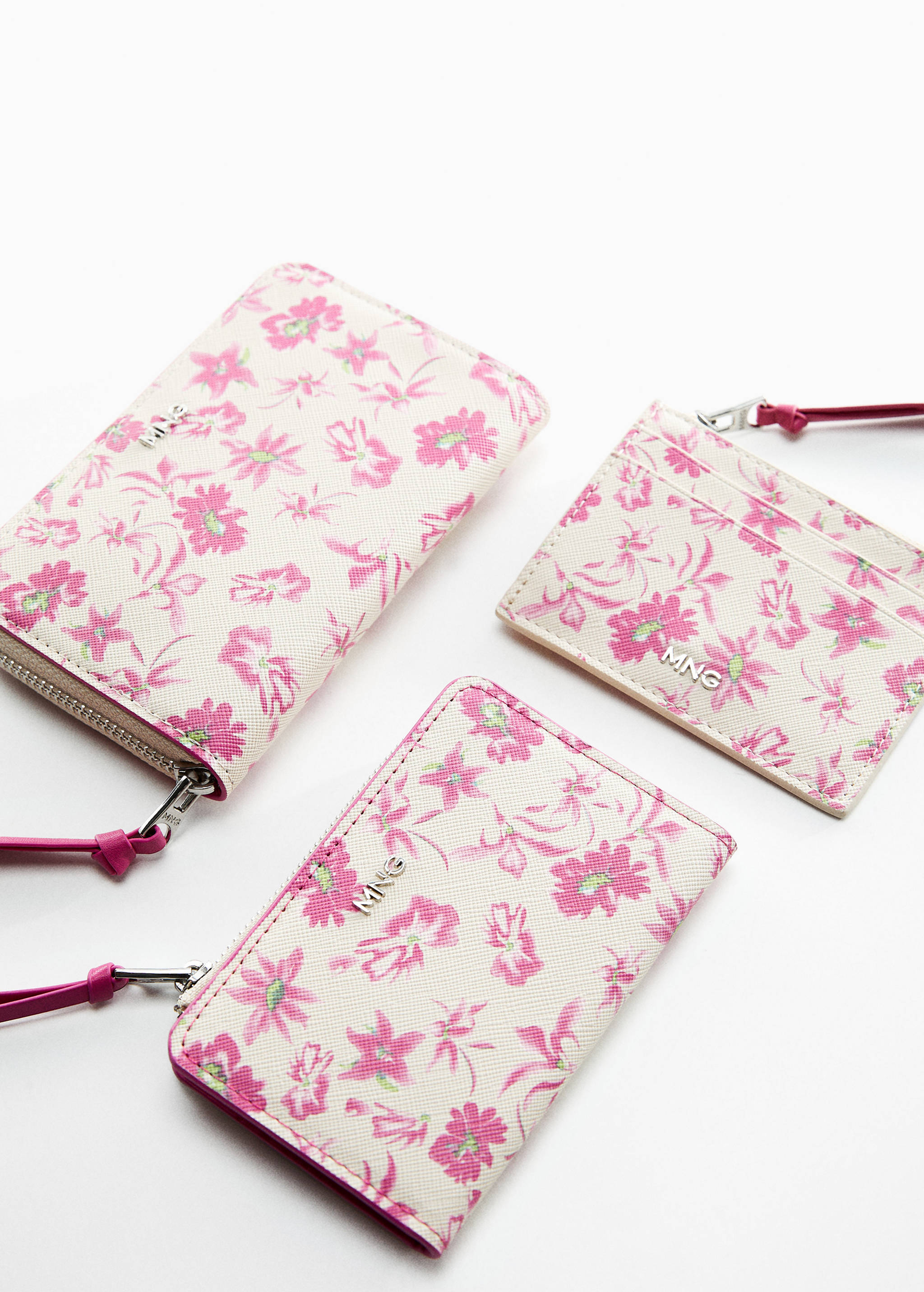 Floral saffiano-effect wallet - Details of the article 5