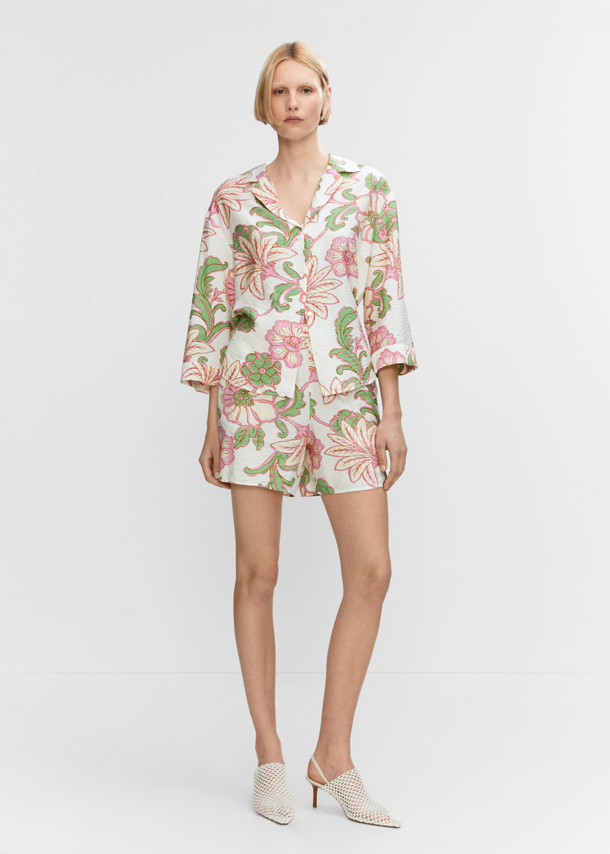 Textured printed shirt - General plane