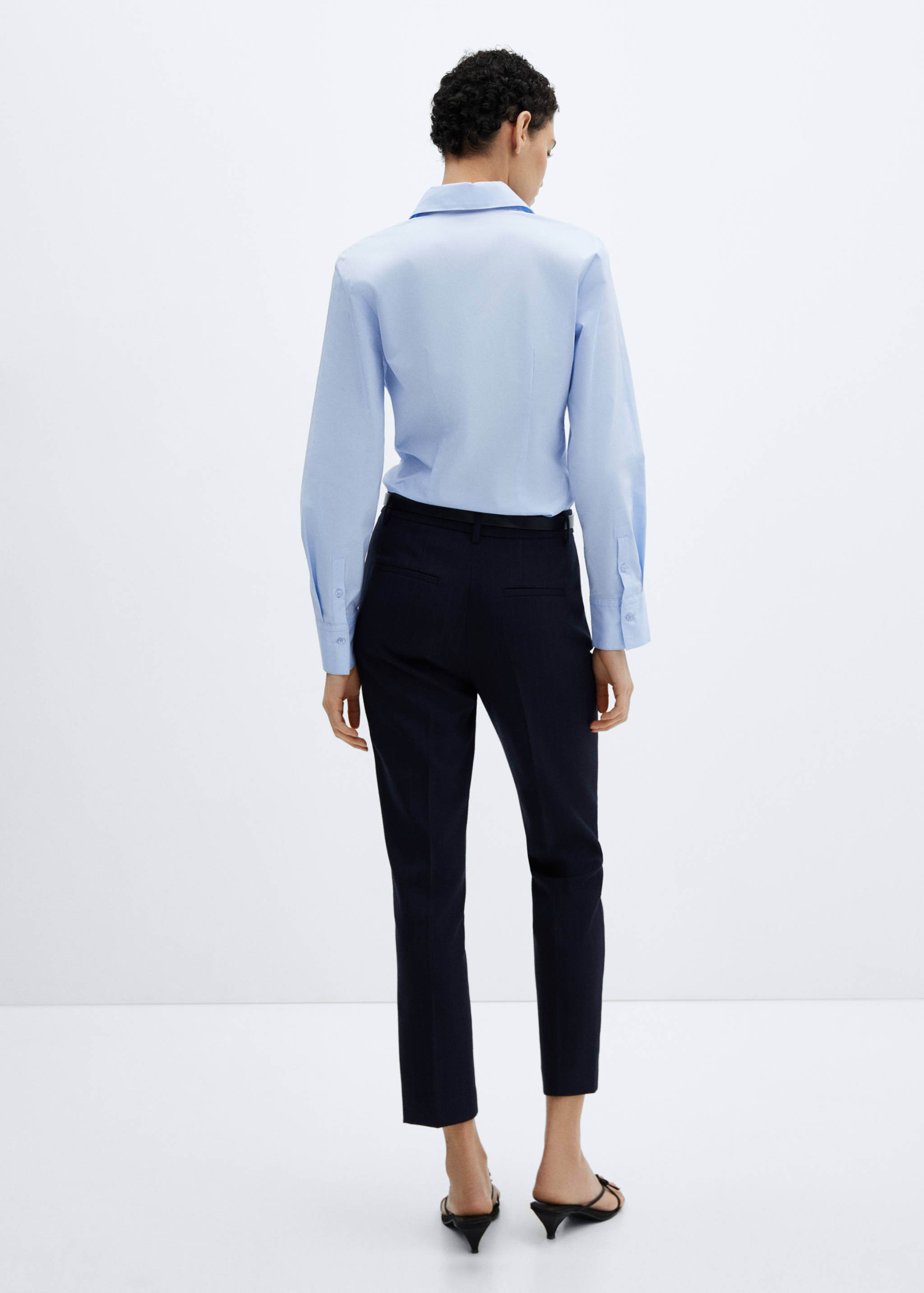 Chemise cintrée coton - Verso de l’article