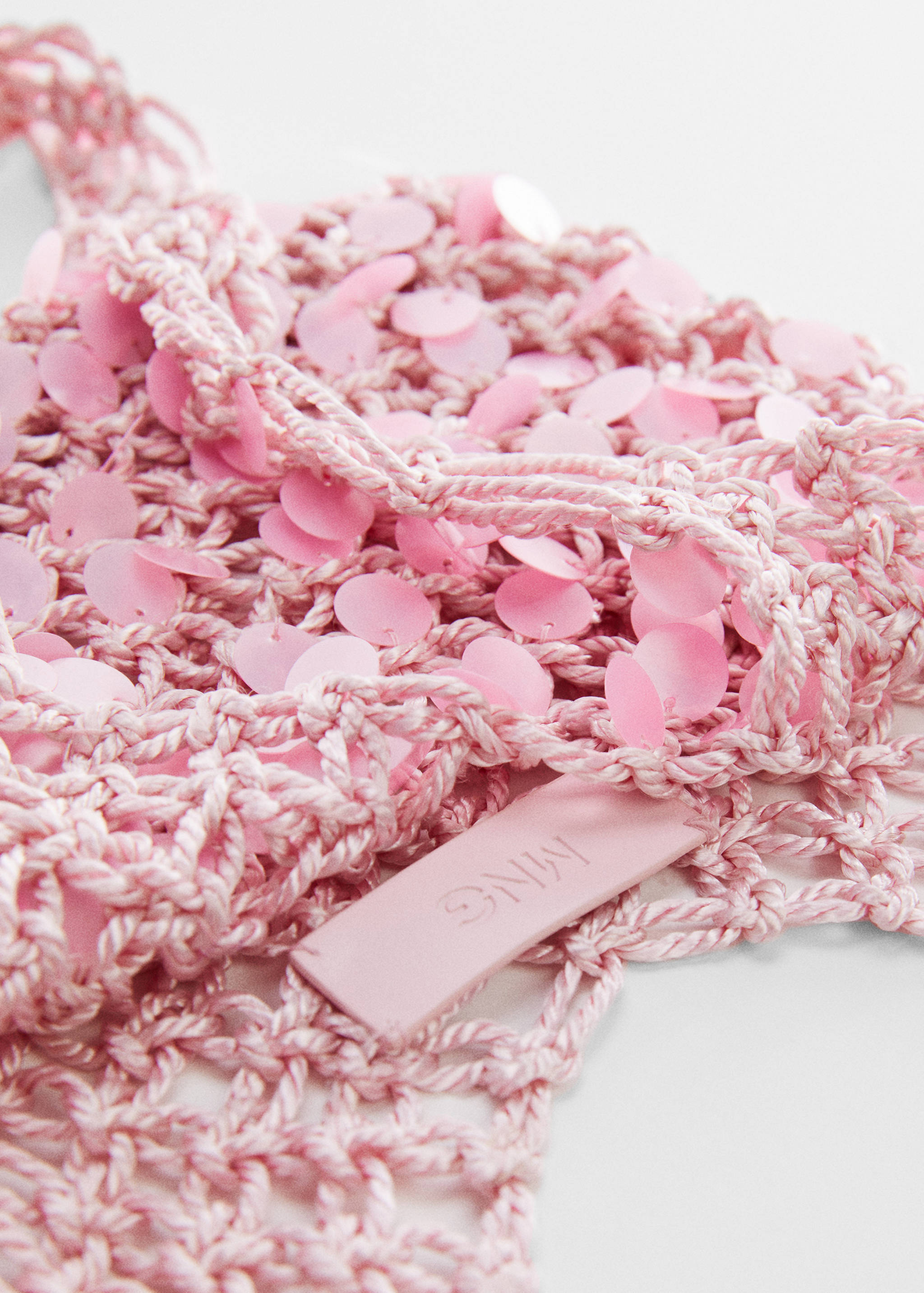 Sequined net bag - Details of the article 1