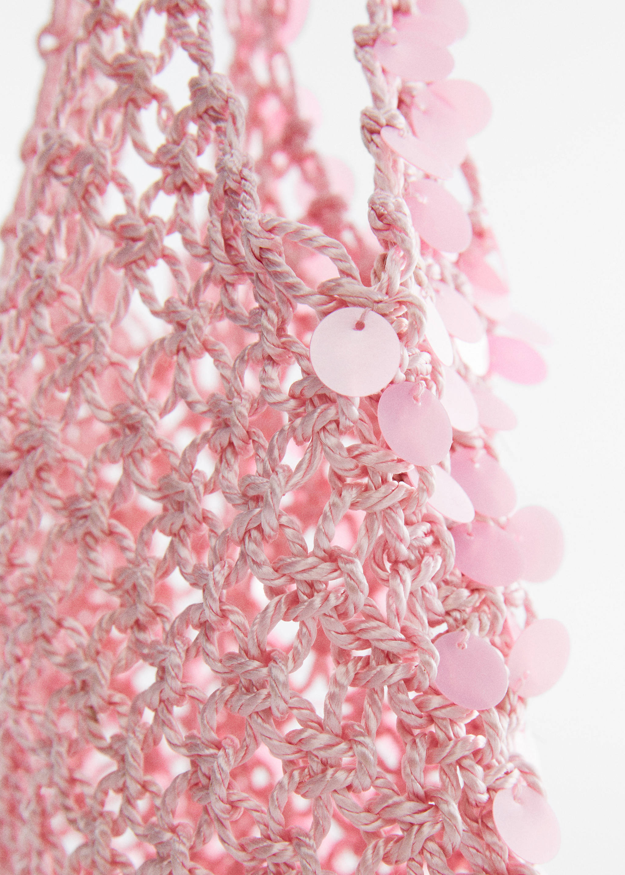 Sequined net bag - Details of the article 2