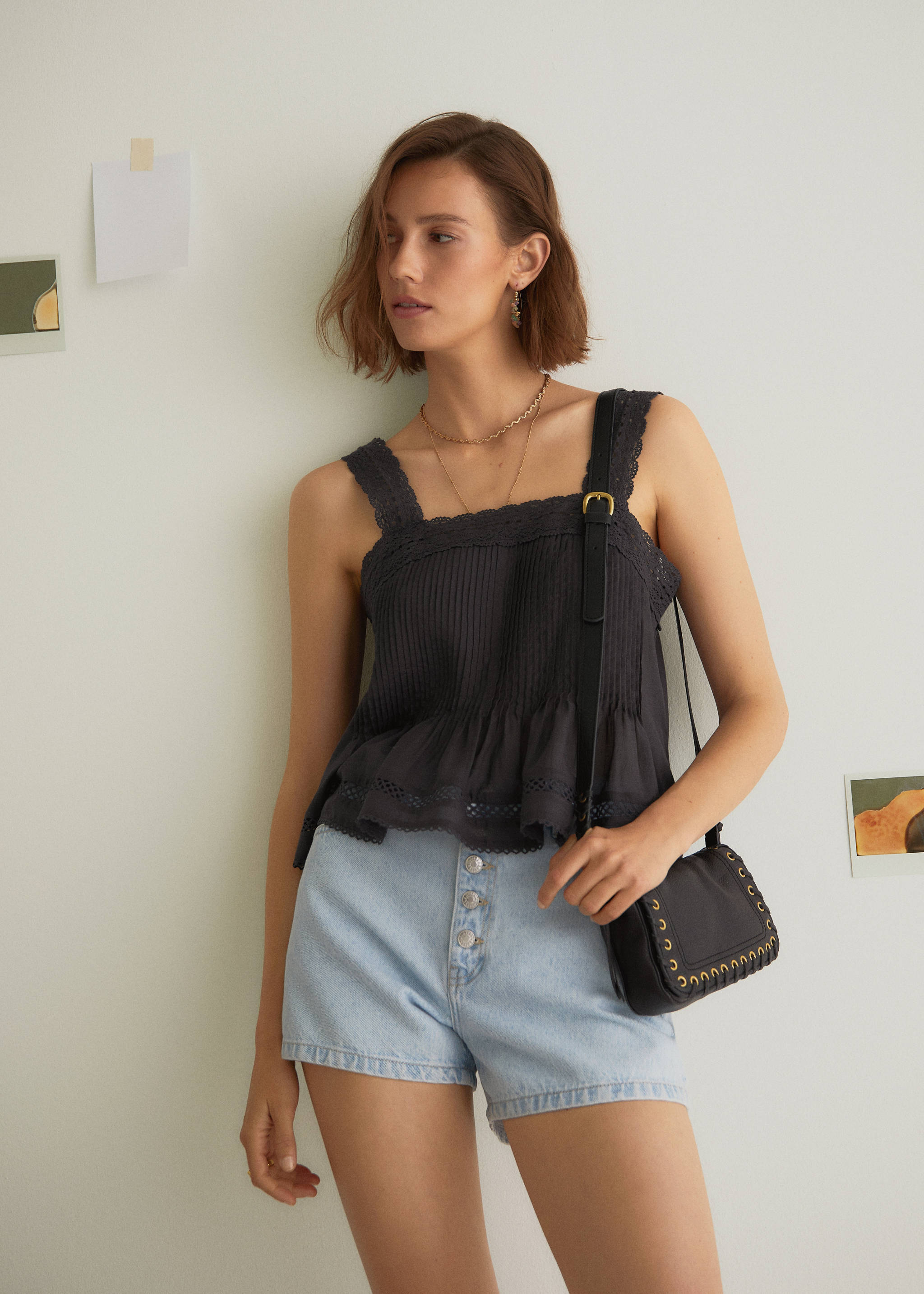 Sac clouté cuir - Plan général