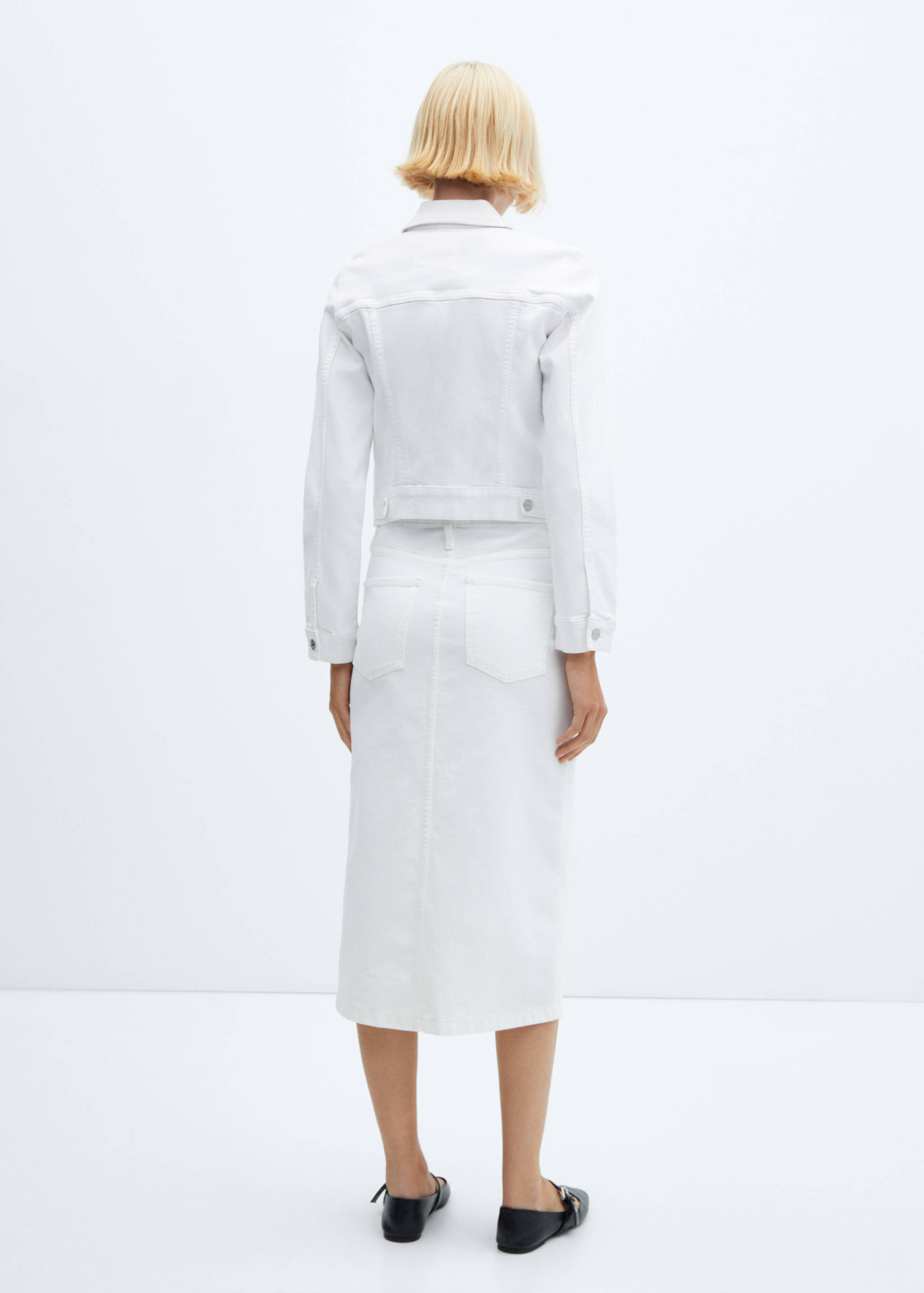 Cazadora vaquera bolsillos - Reverso del artículo