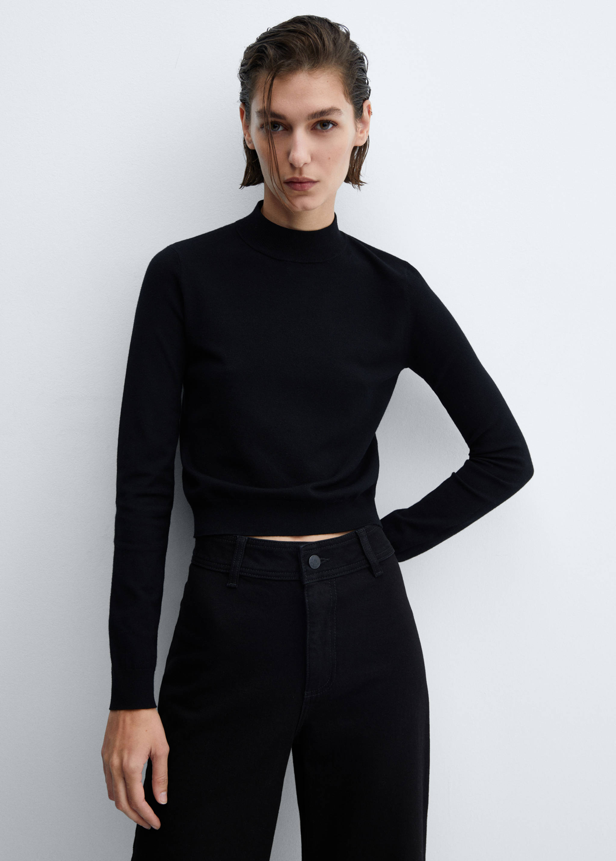 Jean style jupe-culotte Catherin taille haute - Détail de l'article 1