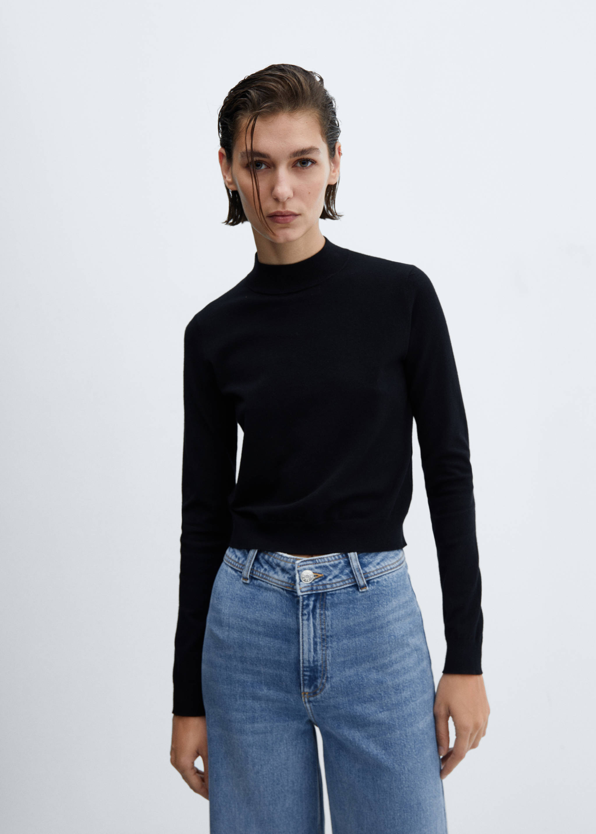 Jean style jupe-culotte Catherin taille haute - Détail de l'article 1