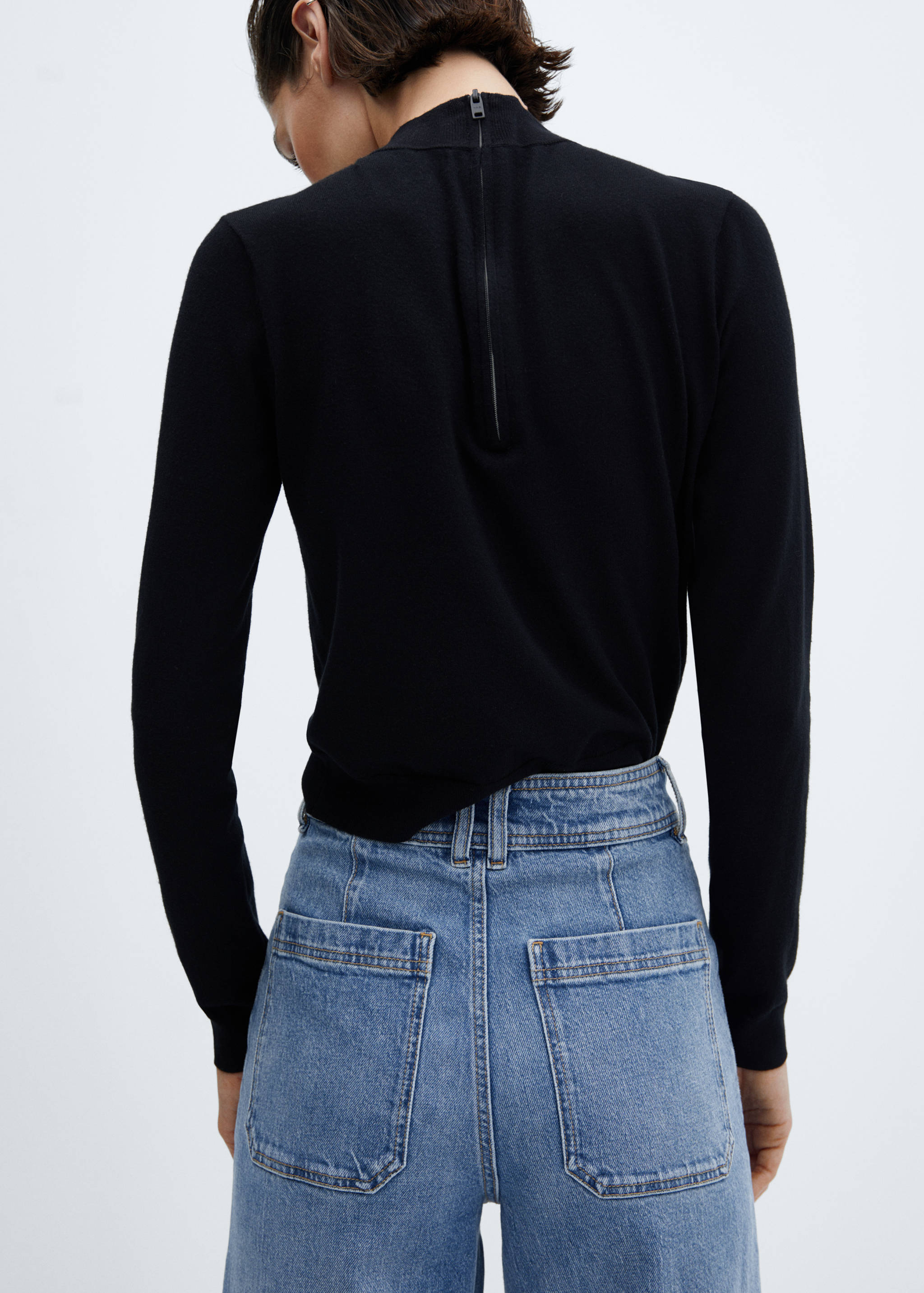 Jean style jupe-culotte Catherin taille haute - Détail de l'article 6