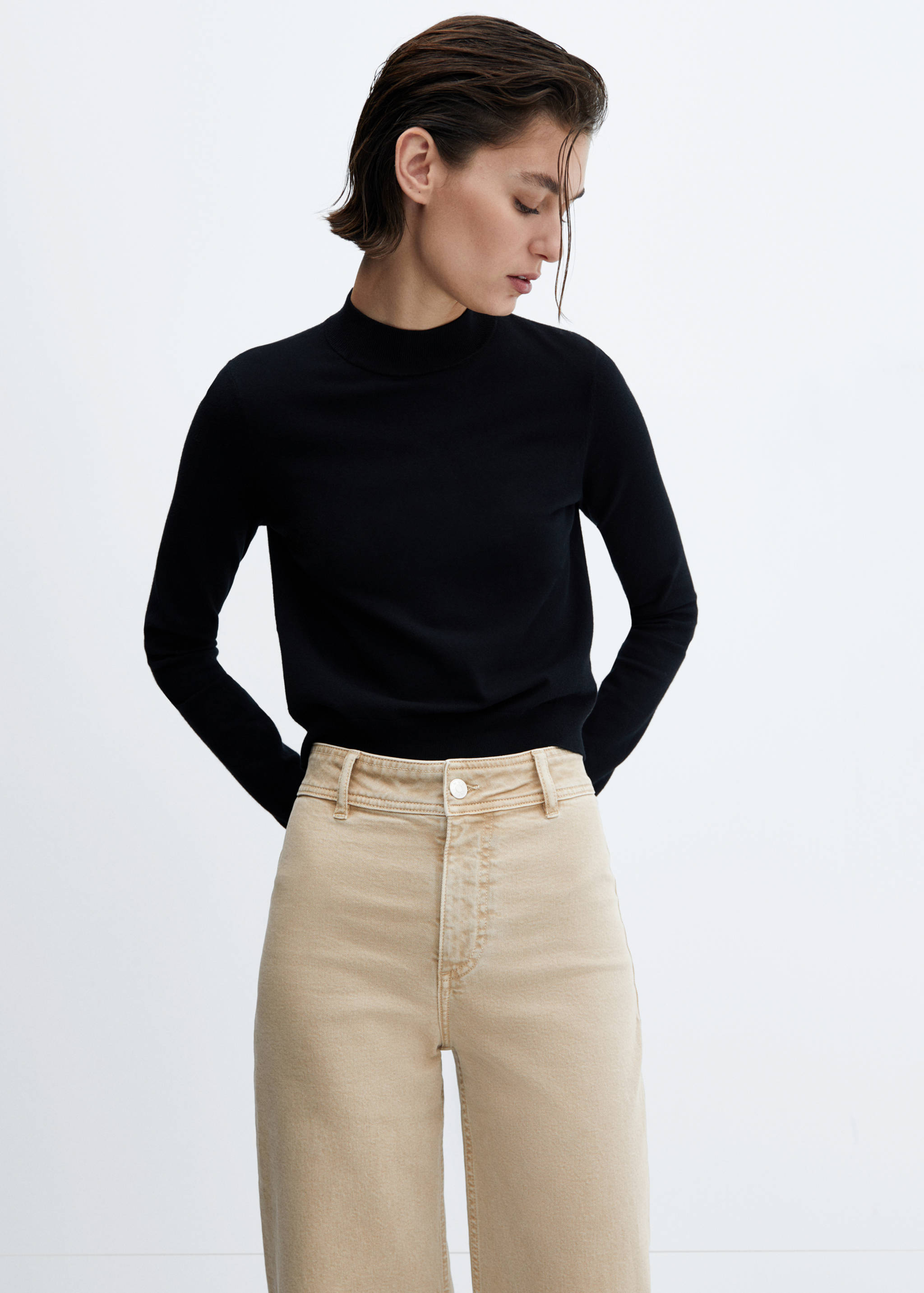 Jean style jupe-culotte Catherin taille haute - Détail de l'article 1