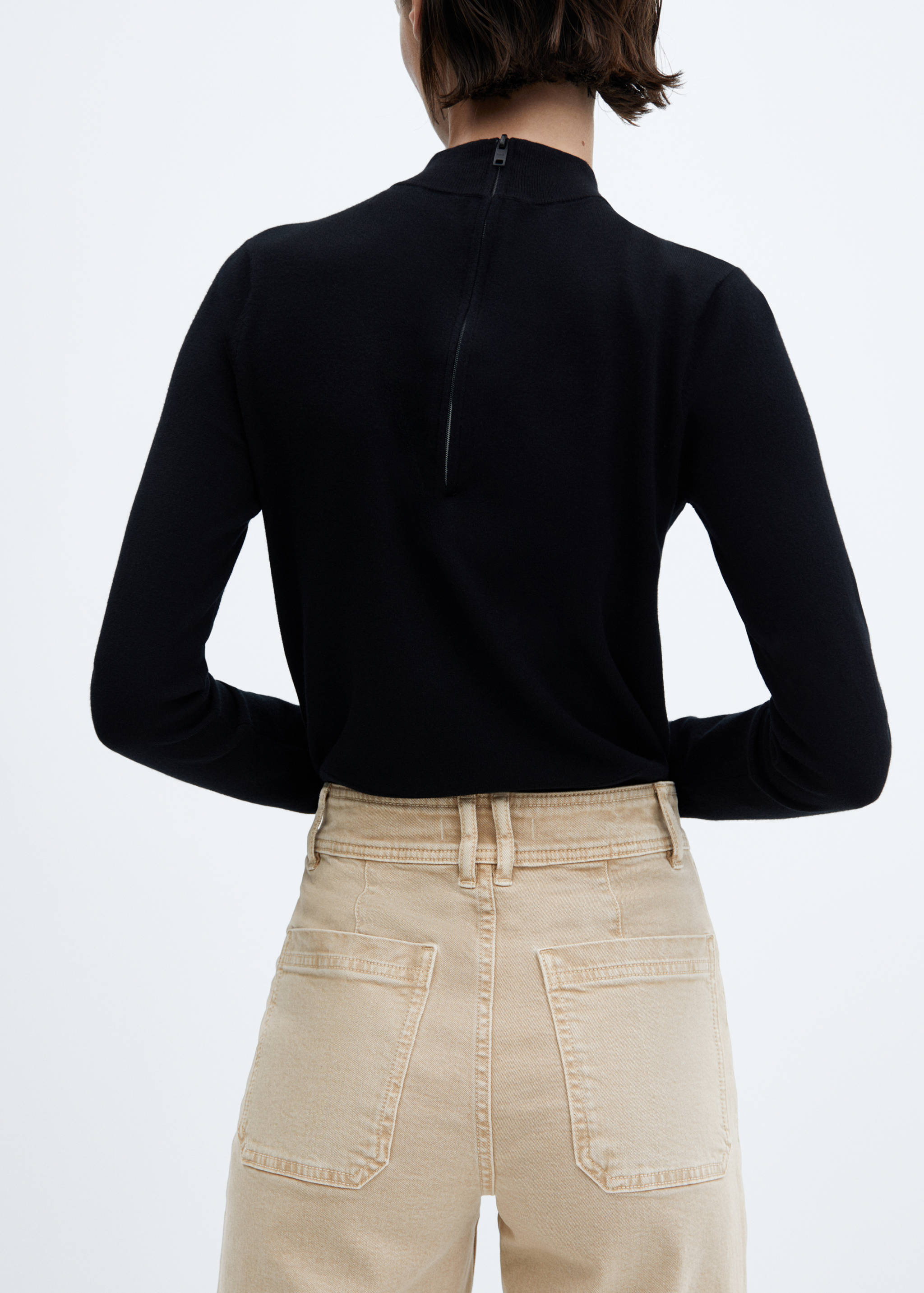 Jean style jupe-culotte Catherin taille haute - Détail de l'article 6