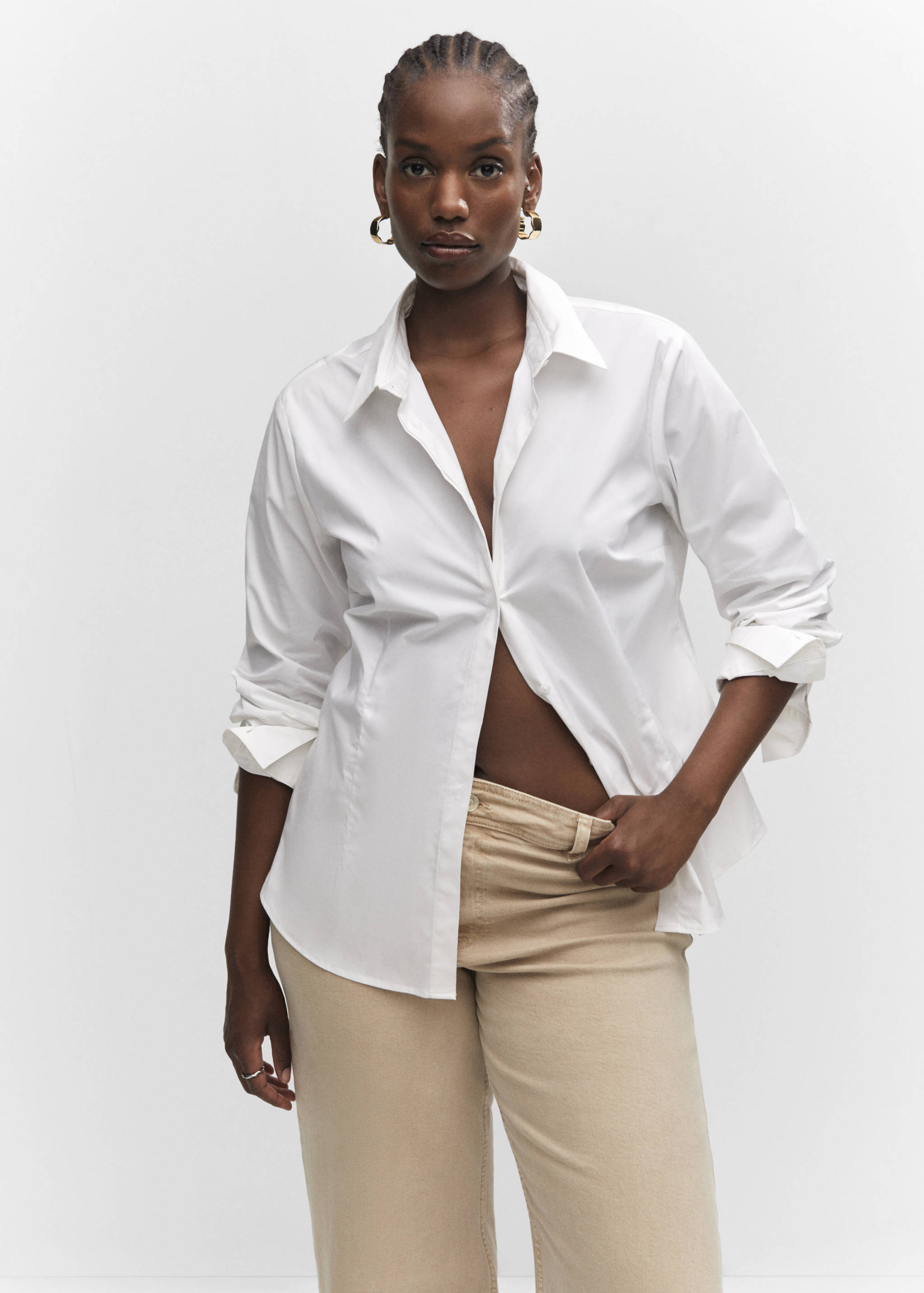 Jean style jupe-culotte Catherin taille haute - Détail de l'article 5