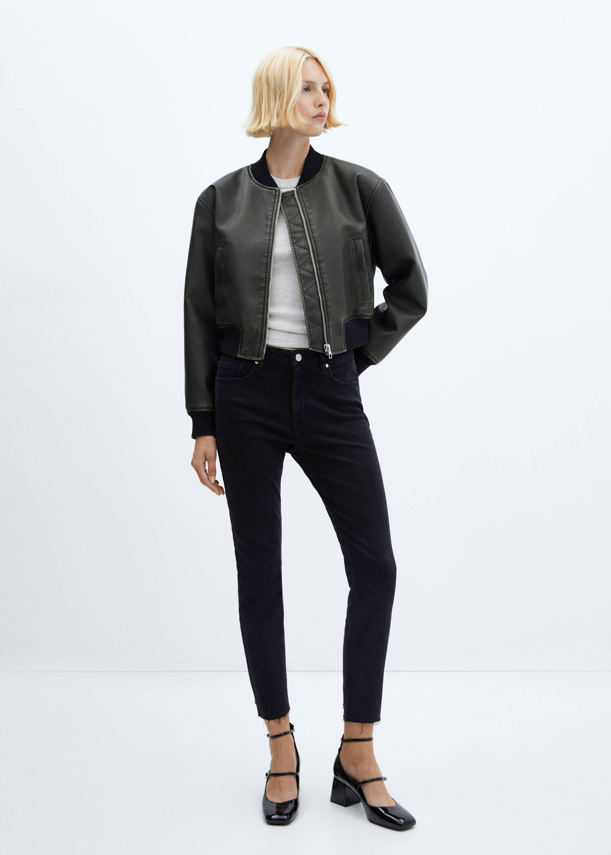 Skinny cropped jeans - General plane